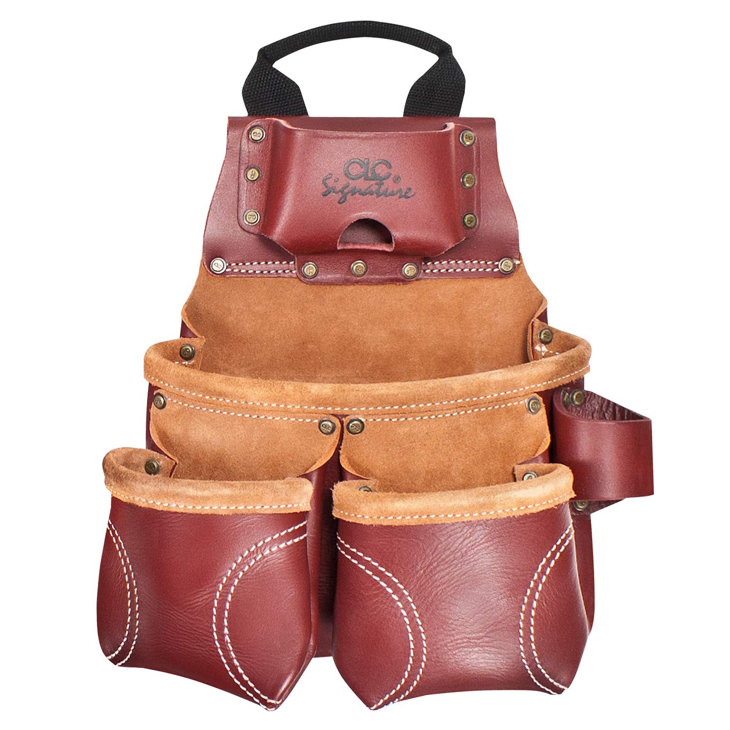 CLC CUSTOM LEATHERCRAFT 21453 18-Pocket Combo Leather Carpenter Apron Tool Belt