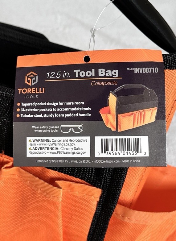 Torelli 12.5″ Collapsible Tool Bag