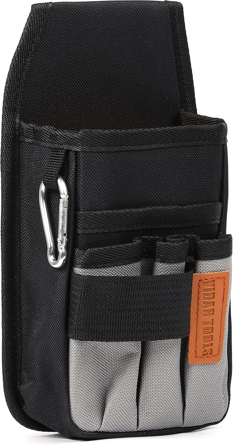 Small Tool Pouch with Belt Clip,Tool Belt Pouches,Electrician Tool