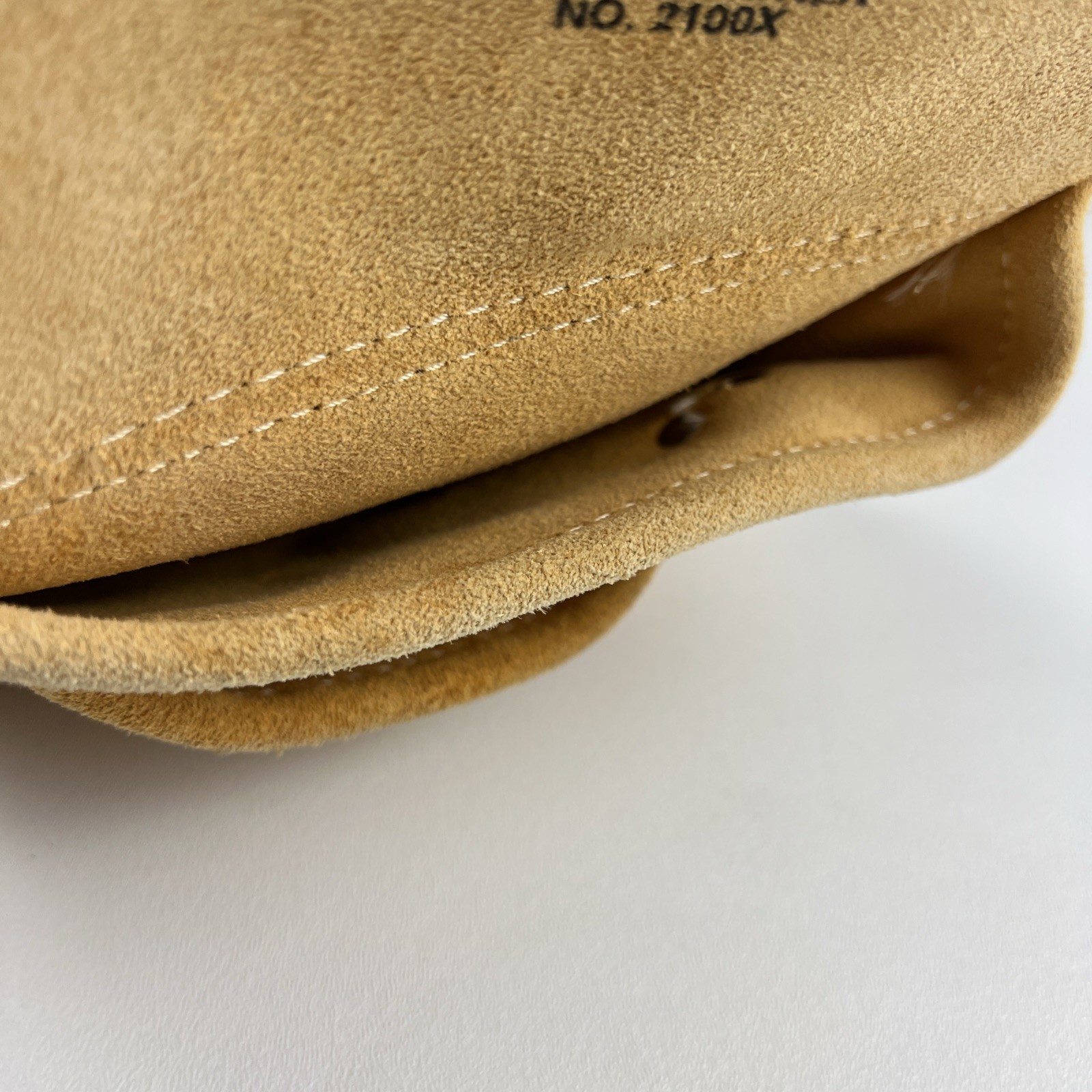 CLC custom leathercraft Suede Tool Bag & Poly Web Belt 3 Pocket Tan