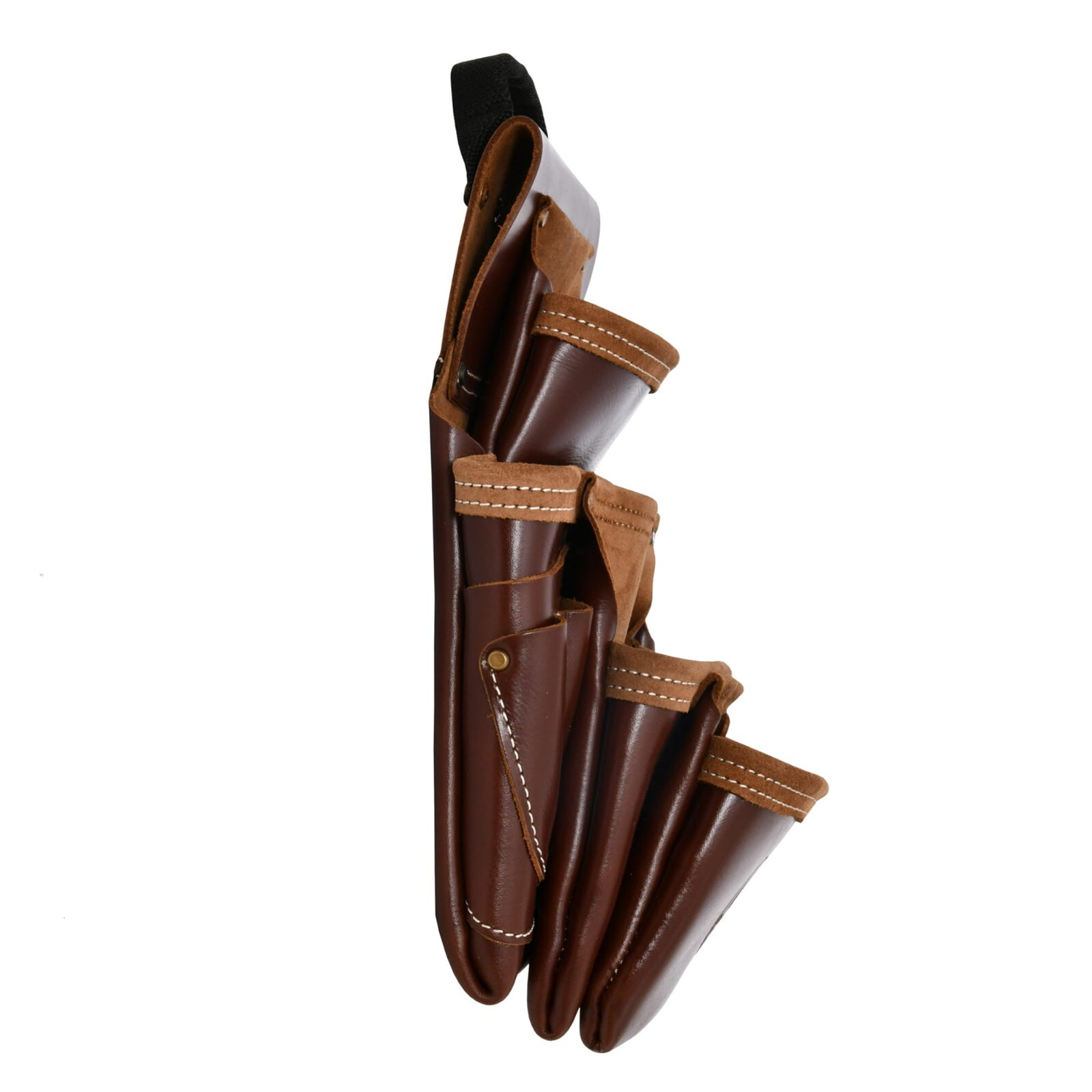 Style n Craft 98446 – 9 Pocket Framer’s Nail & Tool Pouch in Full Grain Leather