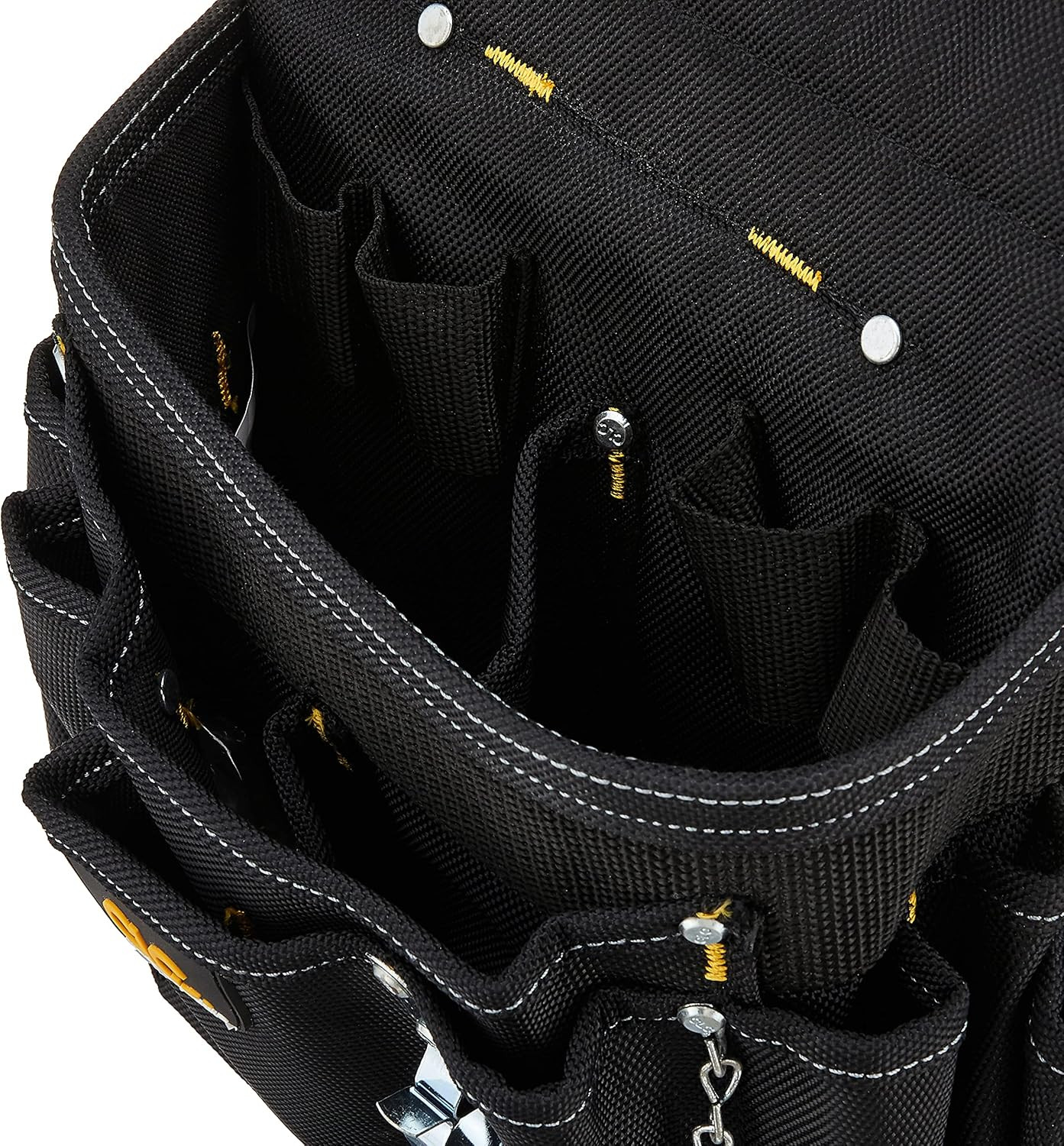 CLC 5505 Professional Electrician’S Tool Pouch, Ballistic Poly, 12Pocket , Blac