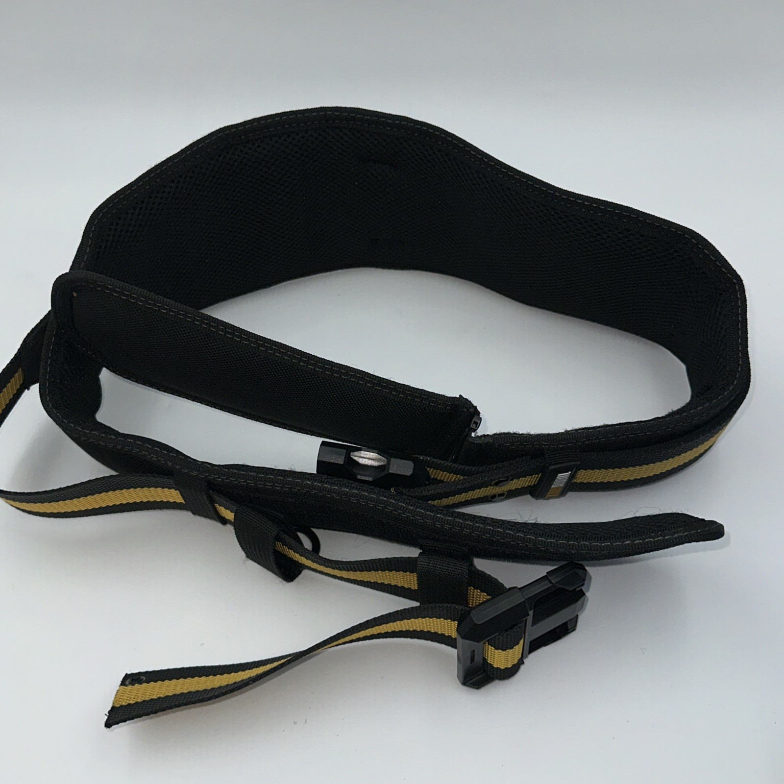 ToughBuilt Cliptech Pro Padded Tool Belt Black Yellow Adjustable TB-CT-40P