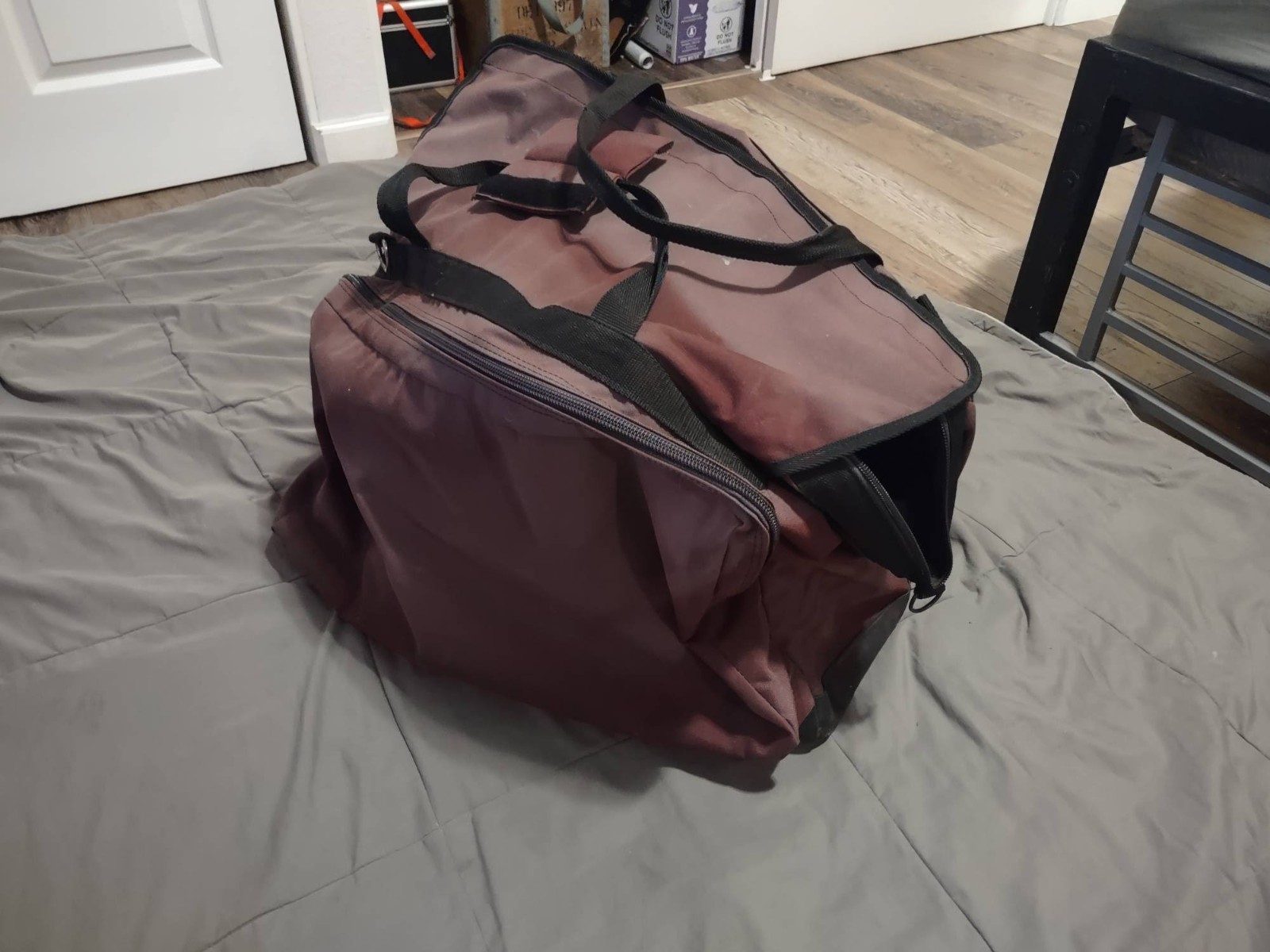 Buckingham 45331 Big Mouth Tool Bag Hard Bottom Lineman Climb Gear Bag