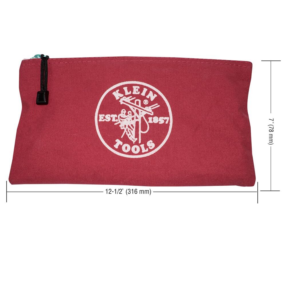 4 Pack Portable Tool Box Bags Red Gray Black Brown Heavy Duty Canvas Set