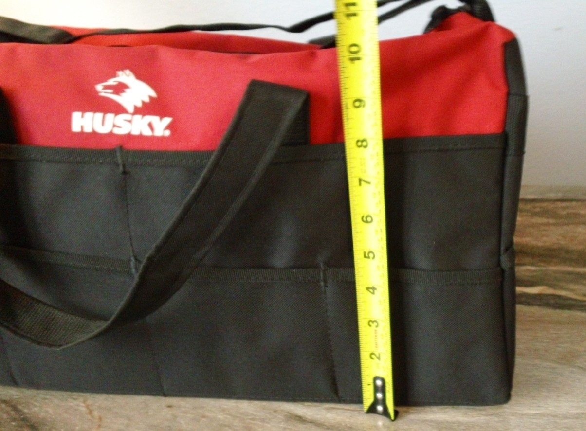 19.5 in. Husky Tool Bag with Adjustable Strap and Handles NWT