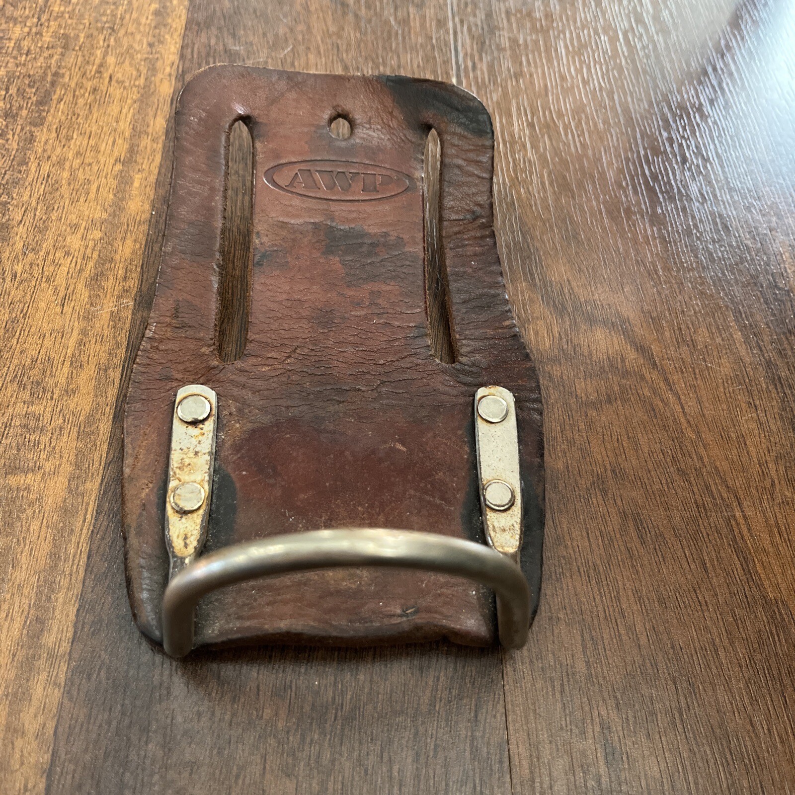 AWP Hammer Holder For Belt. Leather L-739-1 Made In Mexico {JJ}