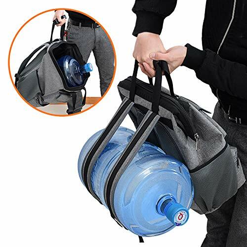 Backpack Tool Bag With Padded Back Support Heavy Duty Tool Kit Carrier (Gray)