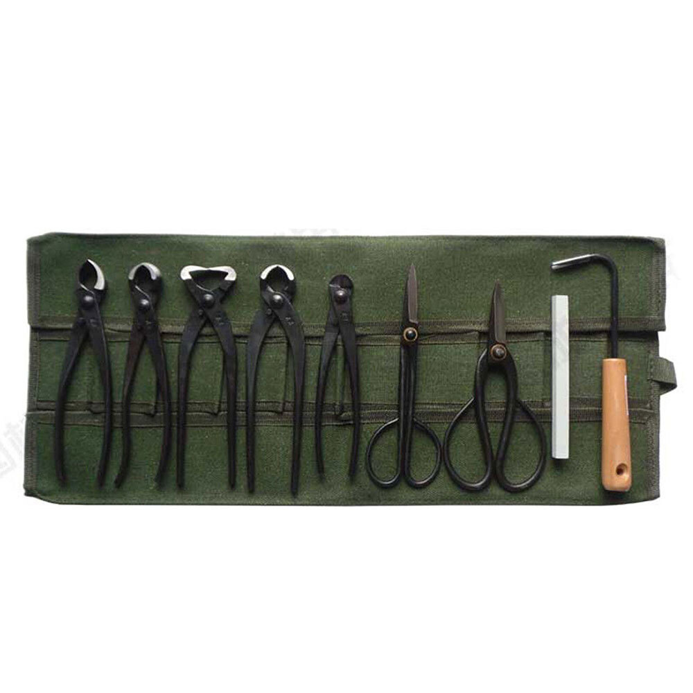 2PC 10 Pockets Roll Up Tool Organizer Wrench Storage Pouch Mechanics wrap bag US
