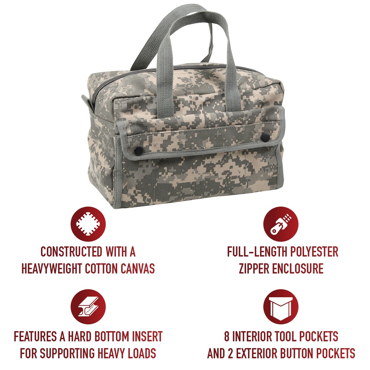 Rothco G.I. Style Mechanic’s Tool Bag – ACU Digital Camo