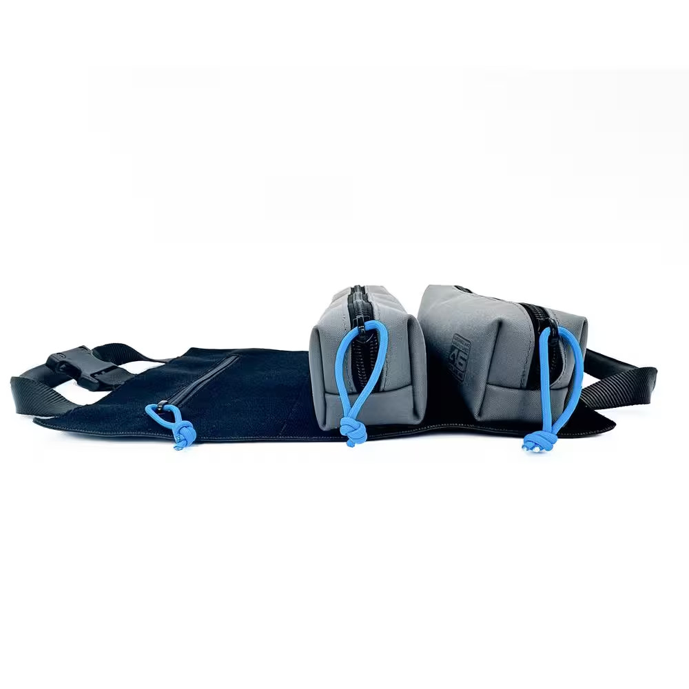 10.5 In. PRO 2-Pouch Tool Roll System Grey Fused with Black