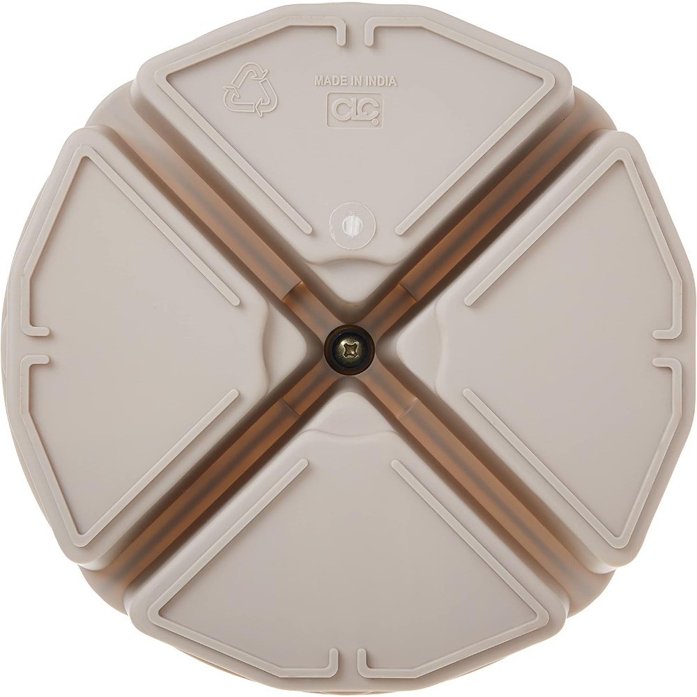 1154 4-Inch High, Full-Round Bucket Tray,Cream White