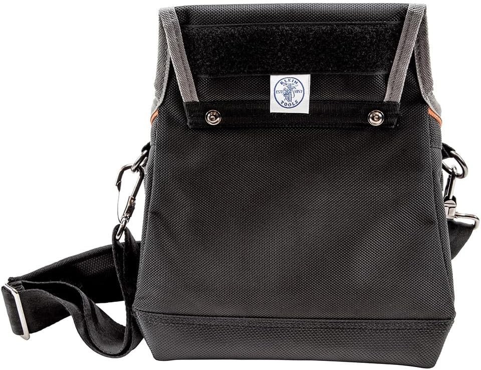 Klein Tools 5243 Tradesman Pro 15-Pocket Pouch with Padded Strap and Tape Thong