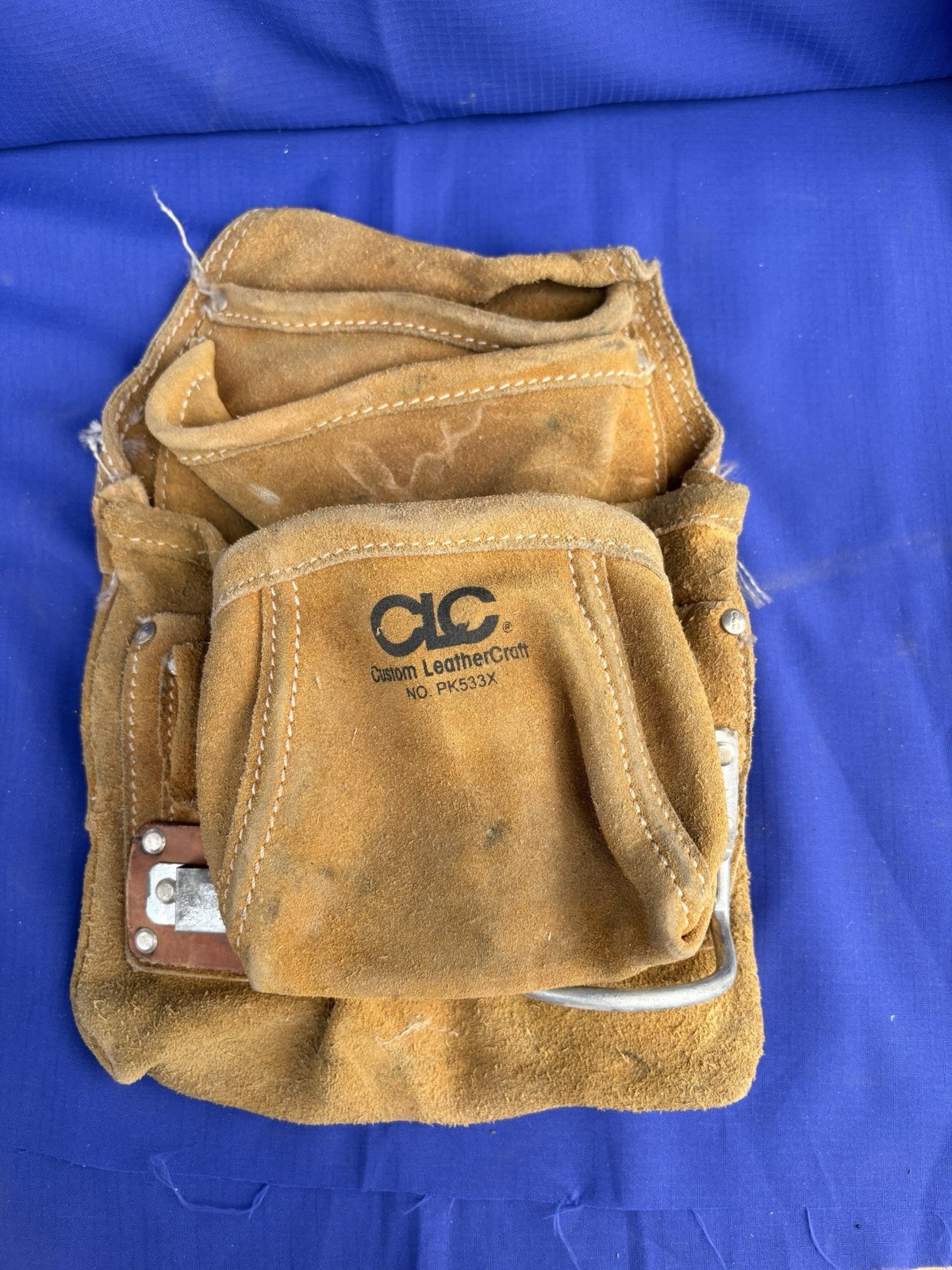 CLC PK533X Tool Belt Pouch, Brown Leather, Single Item, Durable Construction