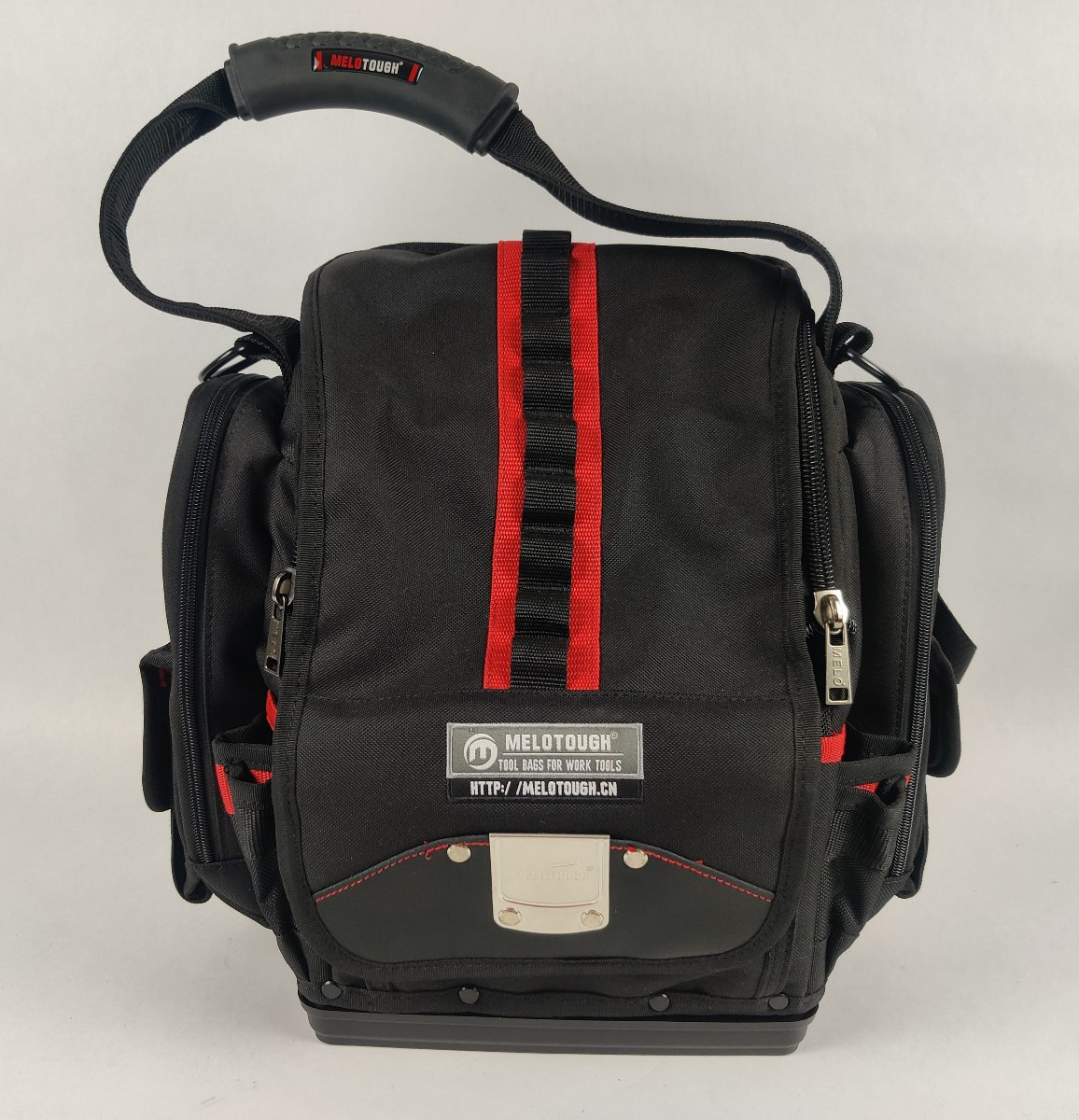 MELOTOUGH Tool Bag Electrician Technician Tote 55 Pocket Waterproof Base Pro PAC