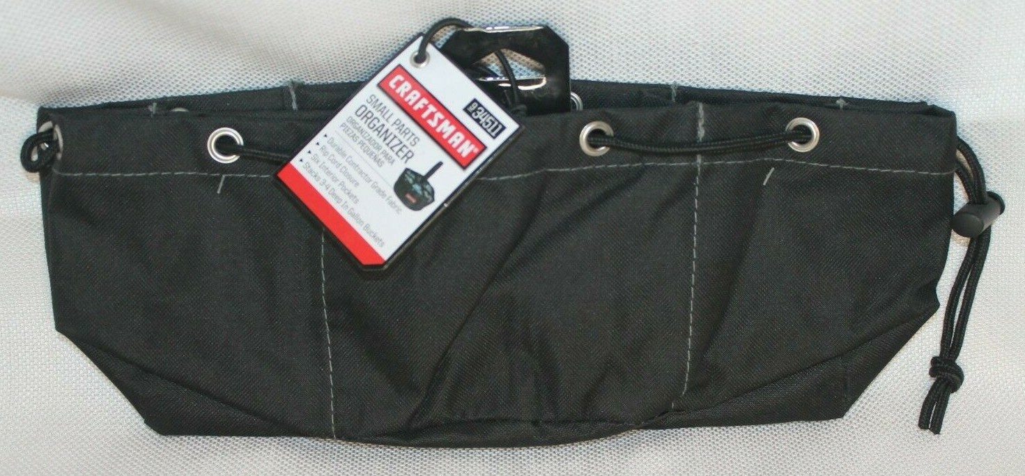 Craftsman 9-34511 Small Parts Organizer with Rip Cord Closure/6 Interior Pockets