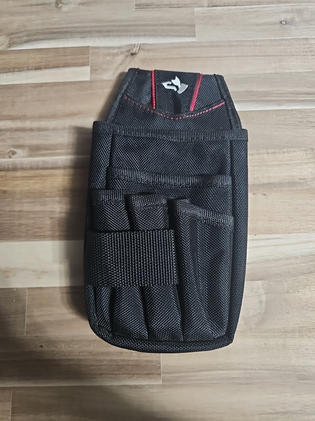 Husky 7-Pocket Utility Holster Tool Belt Storage Pouch Holder 5″ x 9.5″ Black