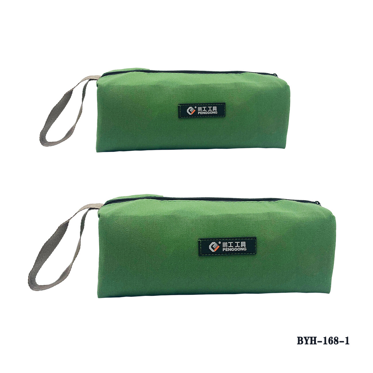 Heavy Duty Canvas Tool Bag with Metal Zipper Muti-Purpose Portable Waterproof