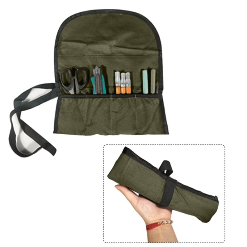Tool Bag Organizers Small Tool Bag 4 Pocket Roll Up Tool Bag Organizer for Home
