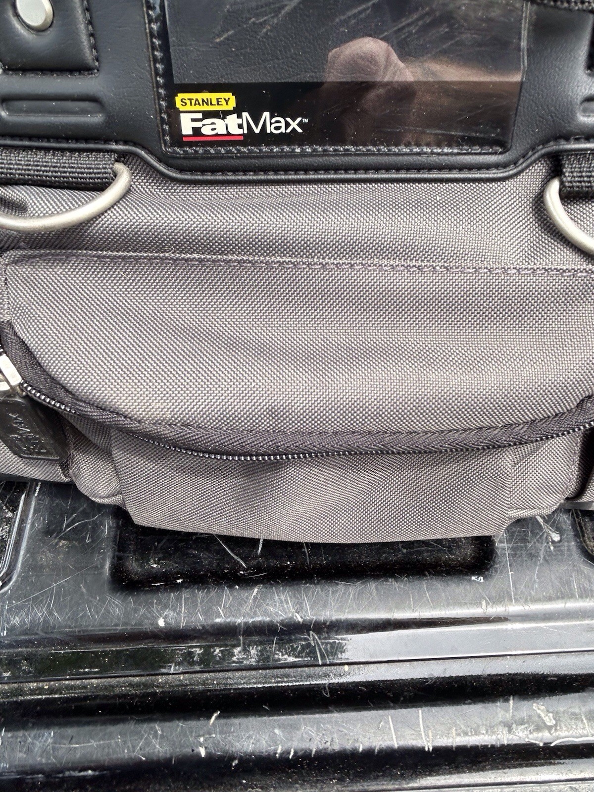 Stanley FatMax Technician Tool Bag Heavy Duty Hard Base Organizer