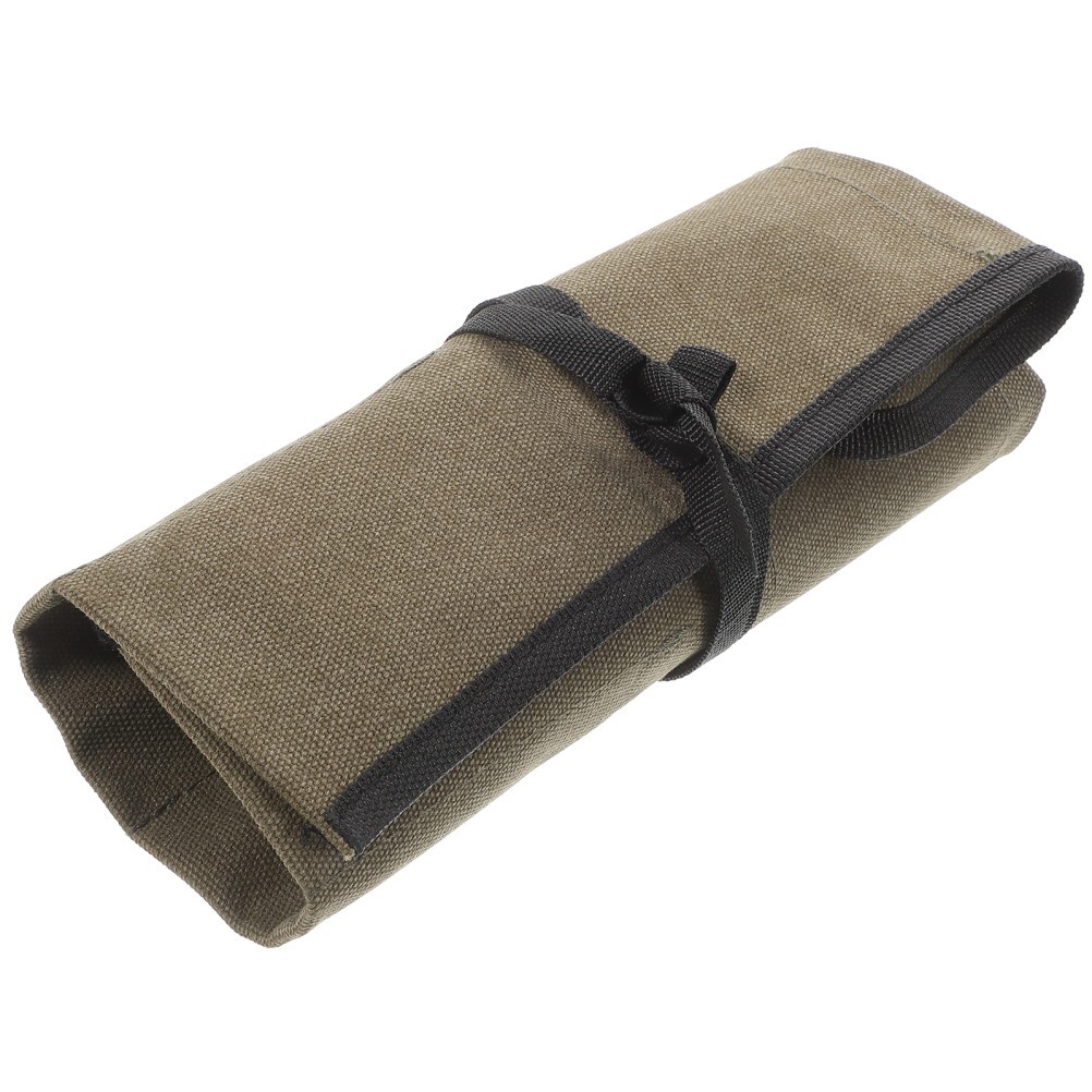 3 Count Wrapping Tool Pouch Rollup Bag Canvas with Zipper Mechanic