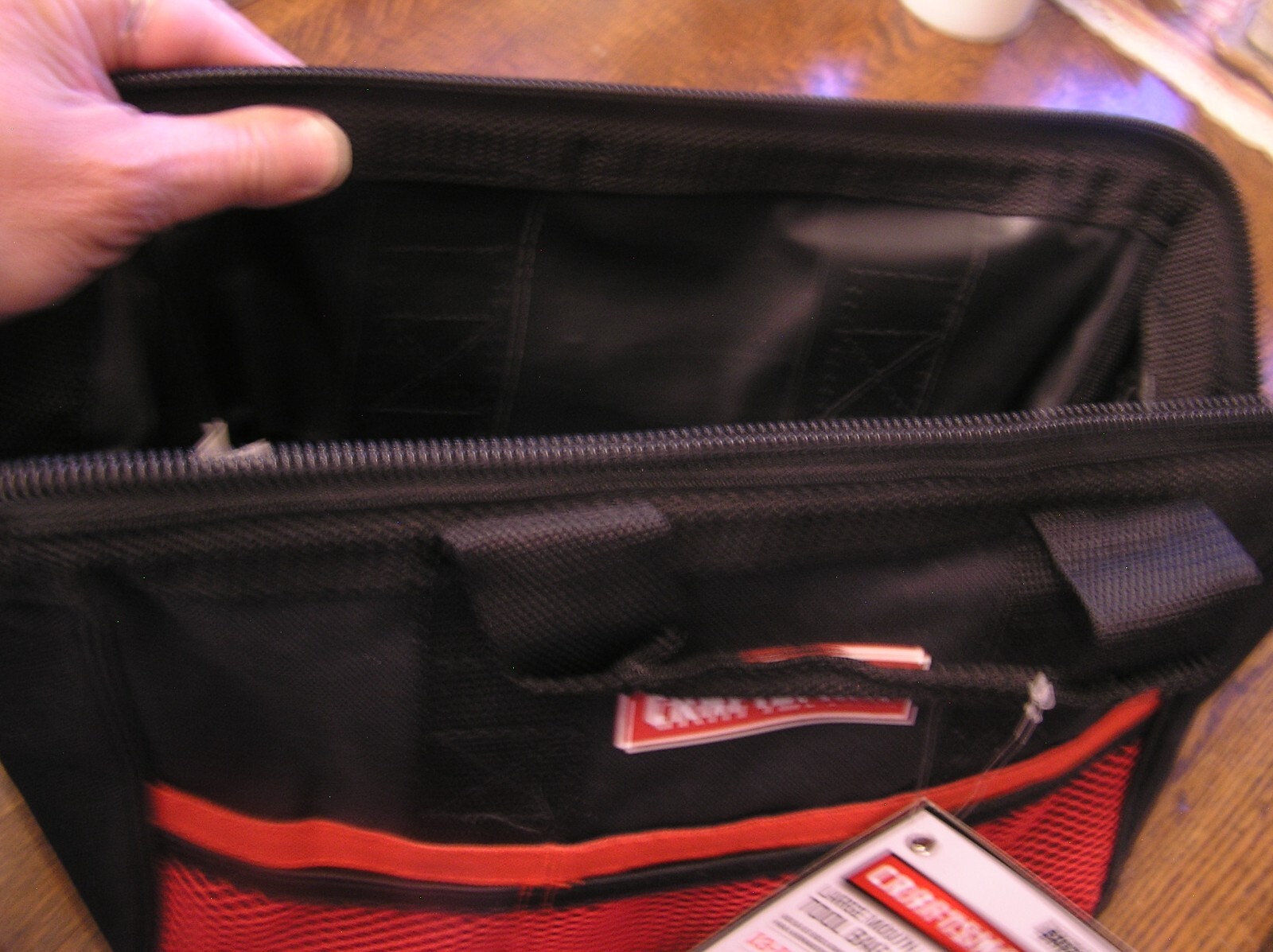 Craftsman 13″ LARGE MOUTH TOOL BAG # 9-37535 w/ 3 Mesh/3 Regular Pockets~~NWT!!