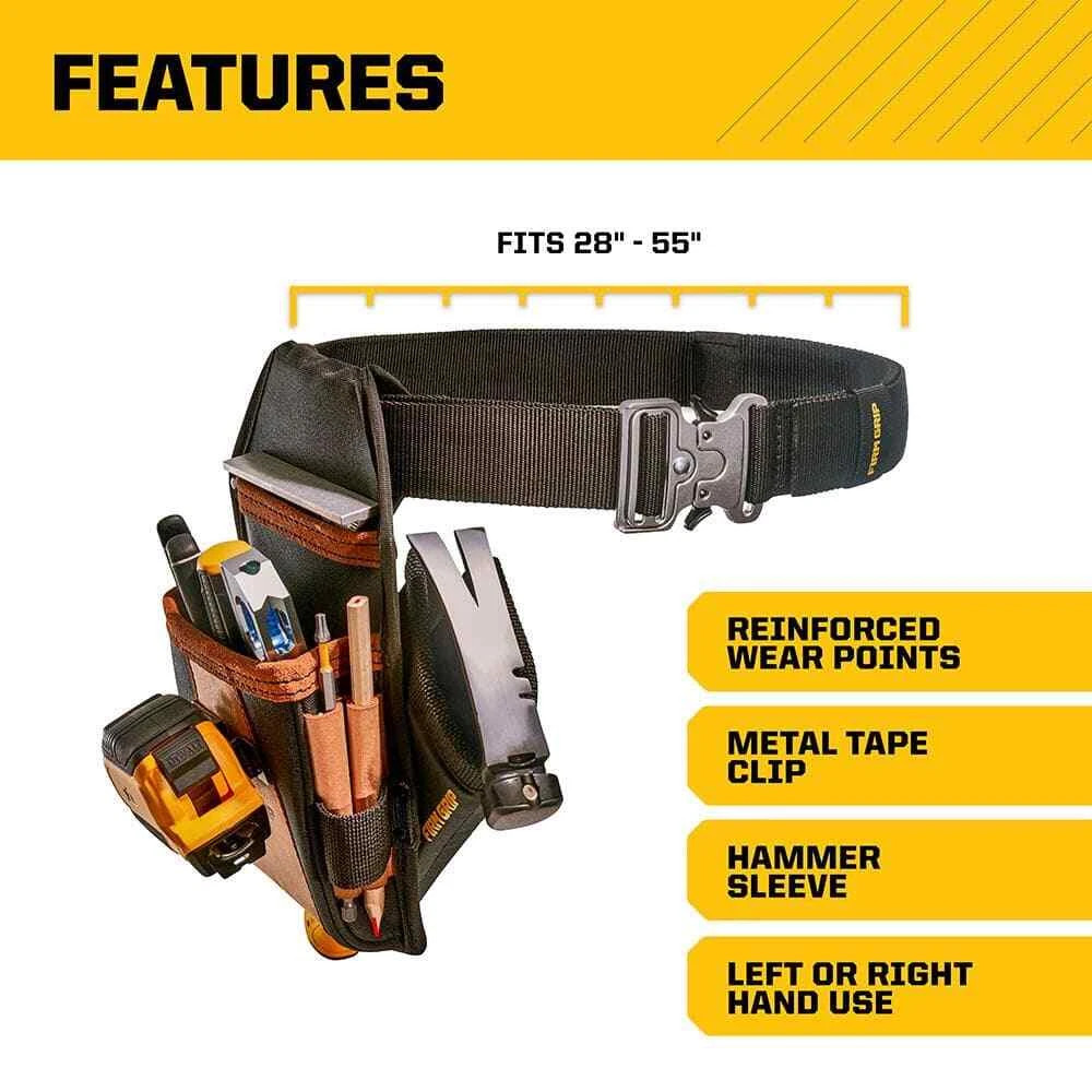 Everyday Tool Belt Kit Modular Utility Pouch Hammer Sleeve 28–55″ BRAND NEW