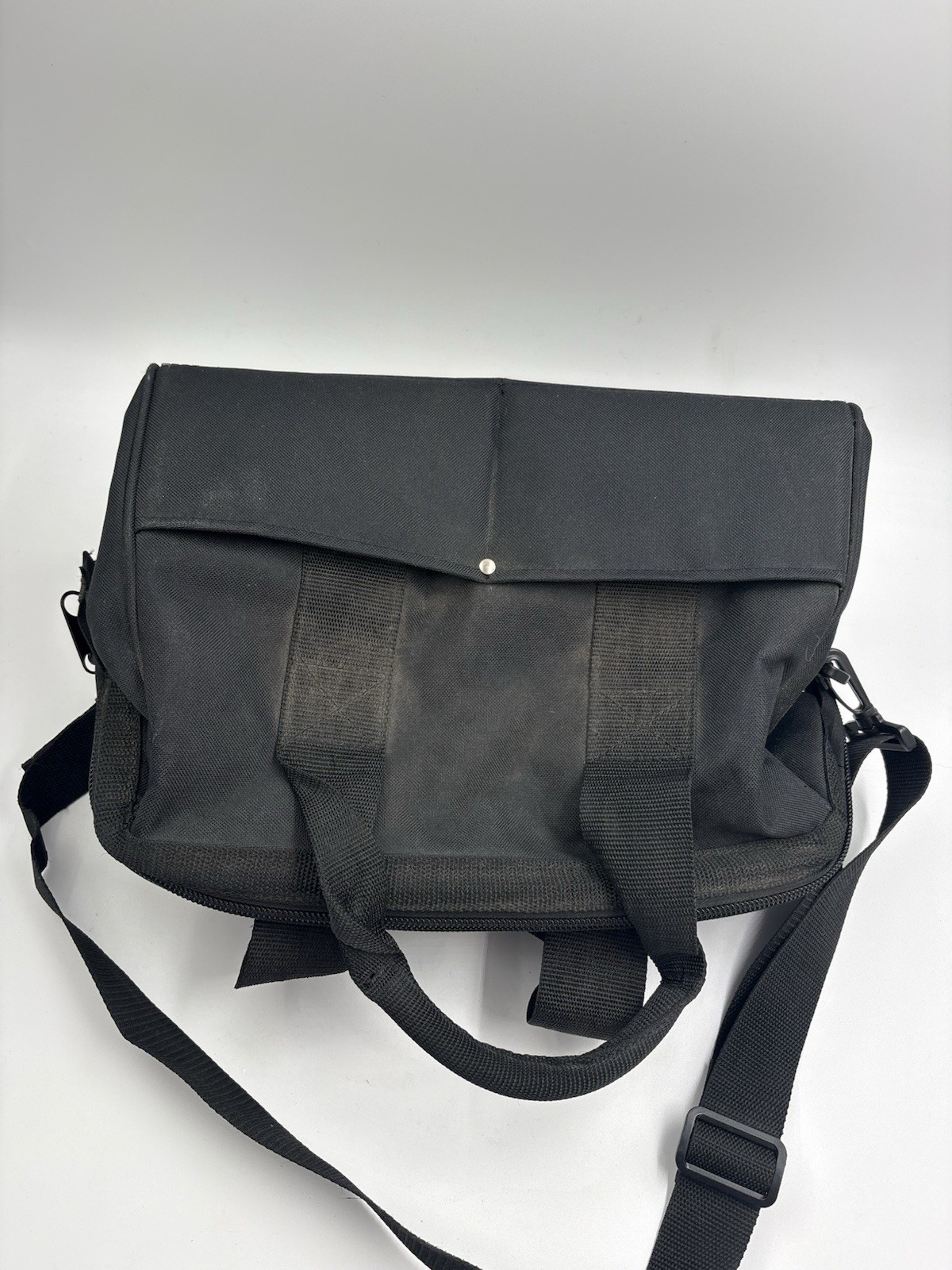 Craftsman’s Tool Bag Padded Handle Adjustable Strap Pockets Heavy Duty Preowned