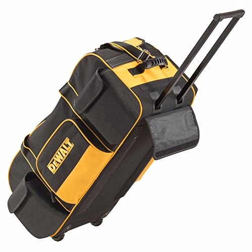 DEWALT DWST1-79210 Duffel Trolley Bag with Wheels, Yellow/Black, Large 26-Inch U