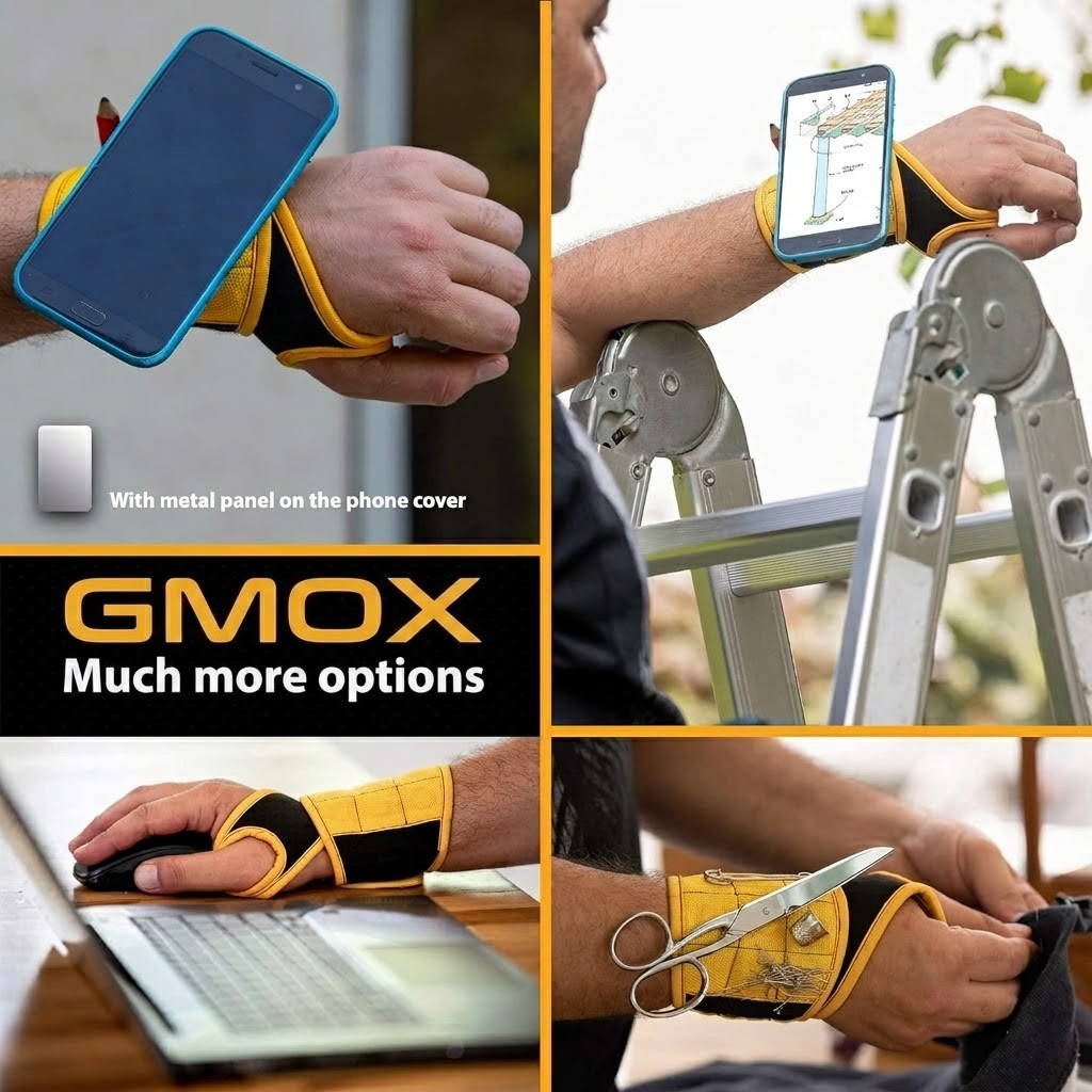 Breathable Neoprene Magnetic Wrist Tool Holder – Lightweight and Comfortable