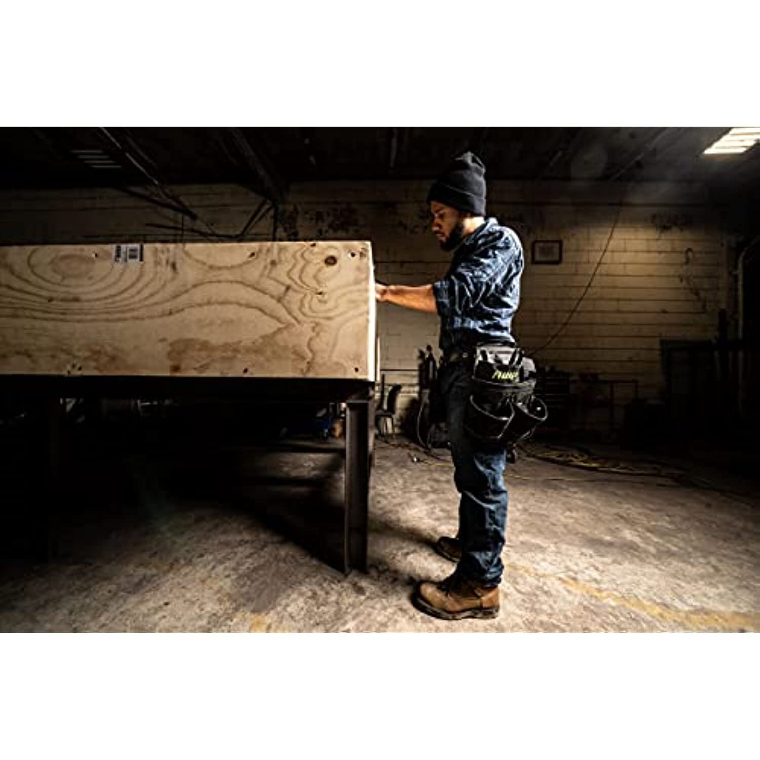 AWP General Construction Carpenter Tool Rig | Padded Adjustable Tool Belt |