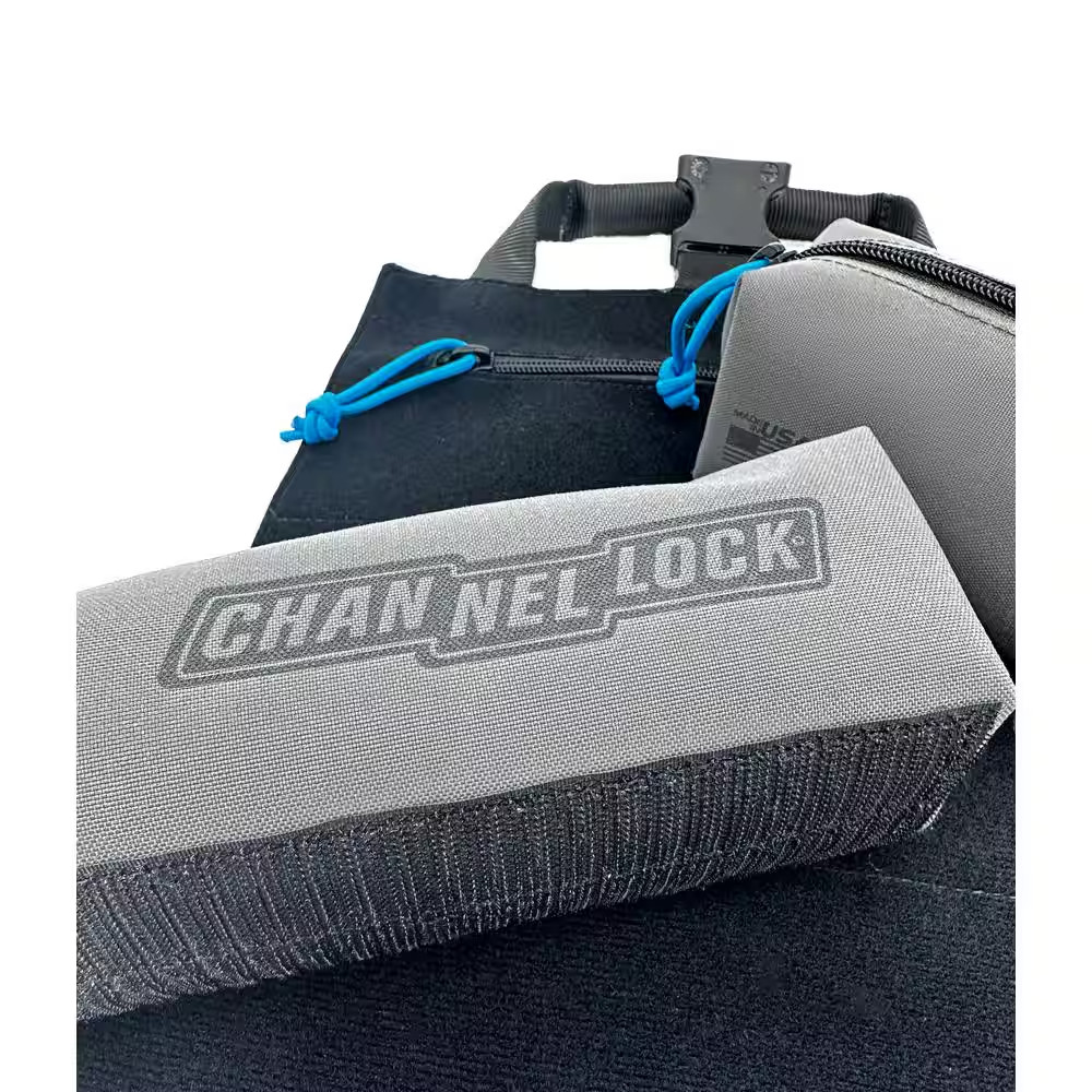10.5 In. PRO 2-Pouch Tool Roll System Grey Fused with Black