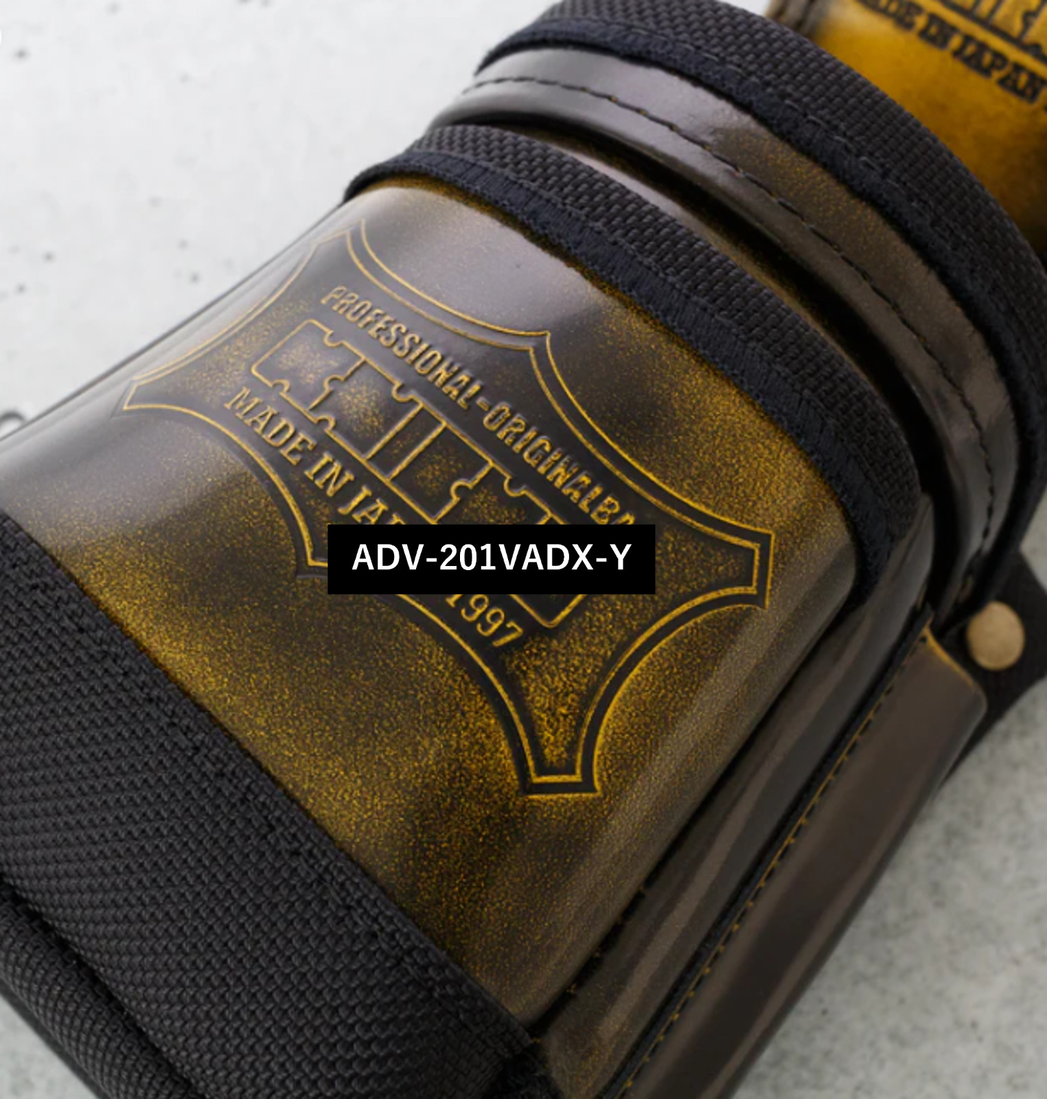 KNICKS [ ADV-201VADX-Y ] YELLOW Lather Tool Belt Pouch Japanese Pro Quality