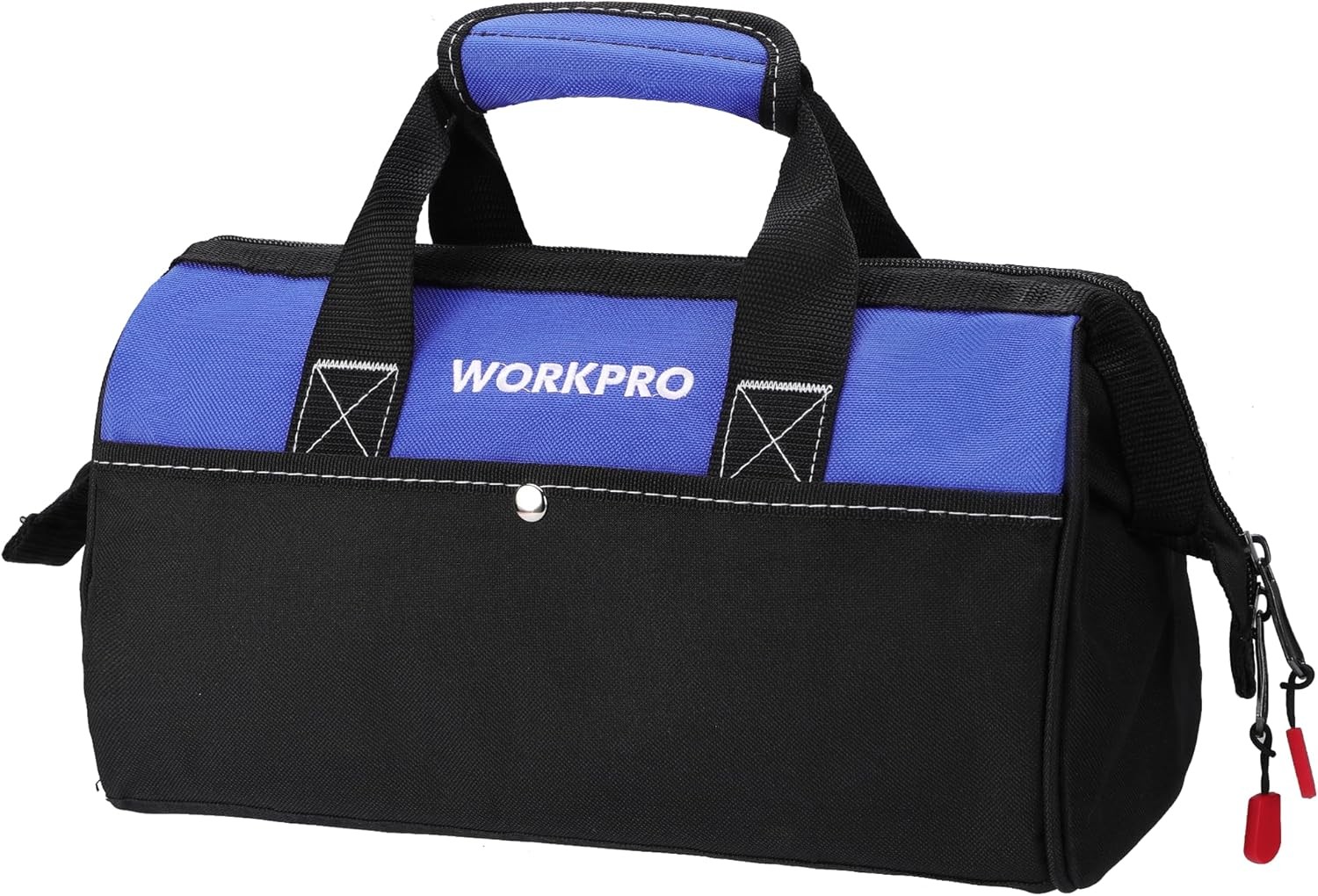 WORKPRO 13-inch Tool Bag Wide Mouth Tool Tote Bag with Inside Pockets Tool Bag