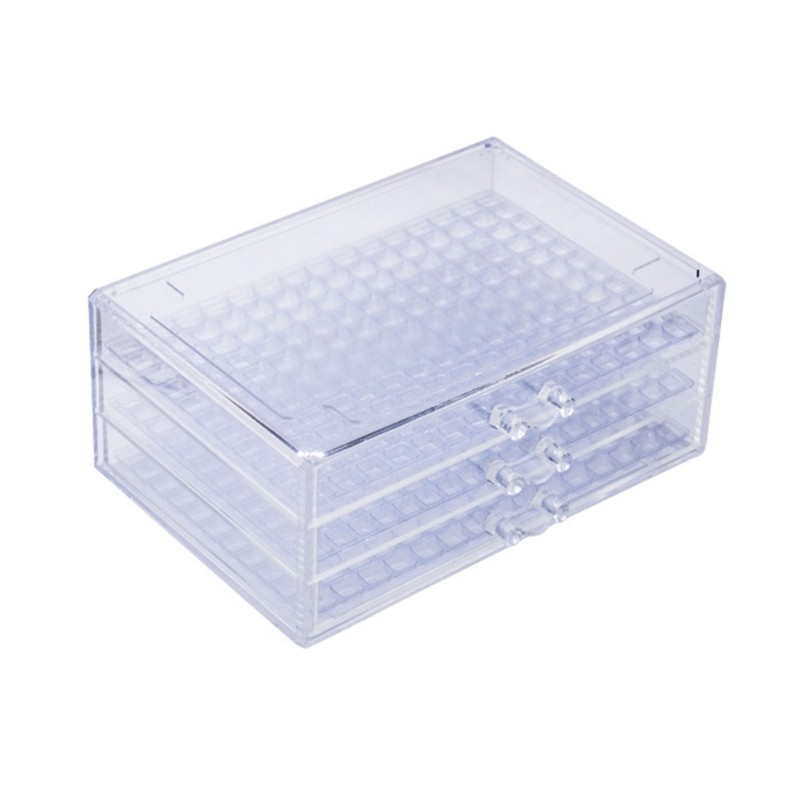Transparent Storage Case Compartment Box 471 Slots for Crafting and Art Supplies