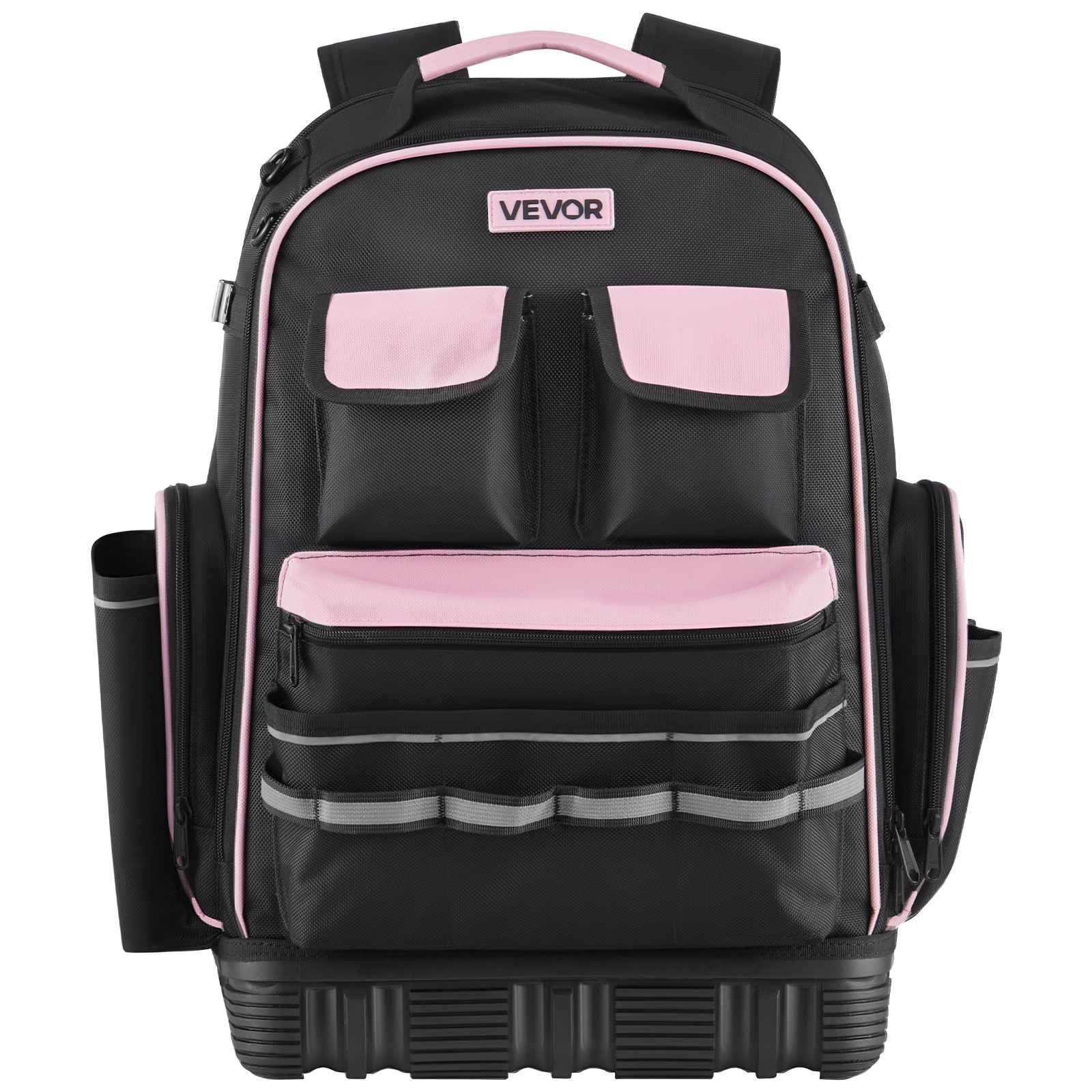 VEVOR Tool Backpack 56 Pockets Tear-resistant Jobsite Backpack for Electrician