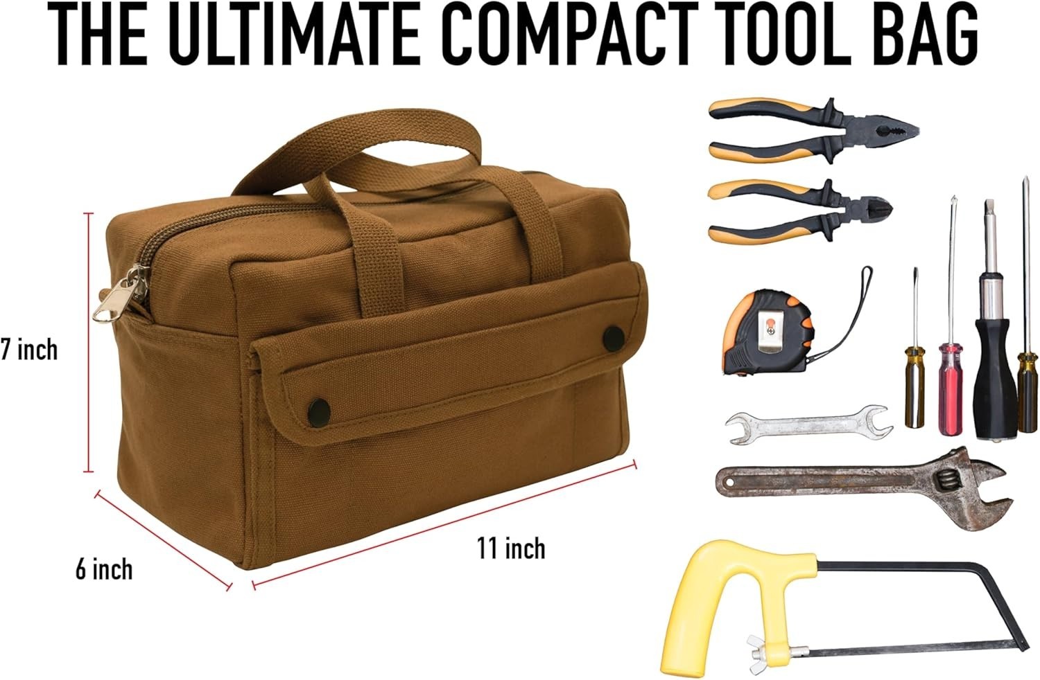 Desert Digital Camo Heavyweight Military Mechanics Standard Tool Bag 11 X 7 X 6