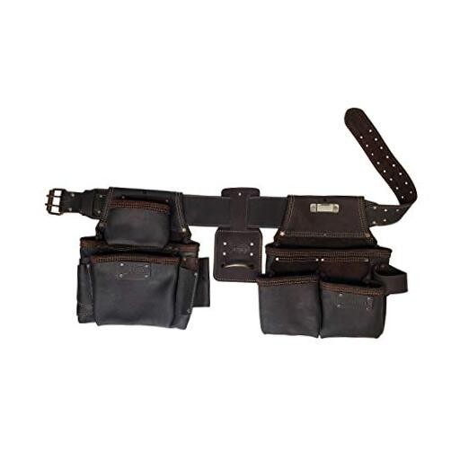 Four Piece Construction Rig , Leather Tool Belt & Pouches 4-Piece Framer’s Rig