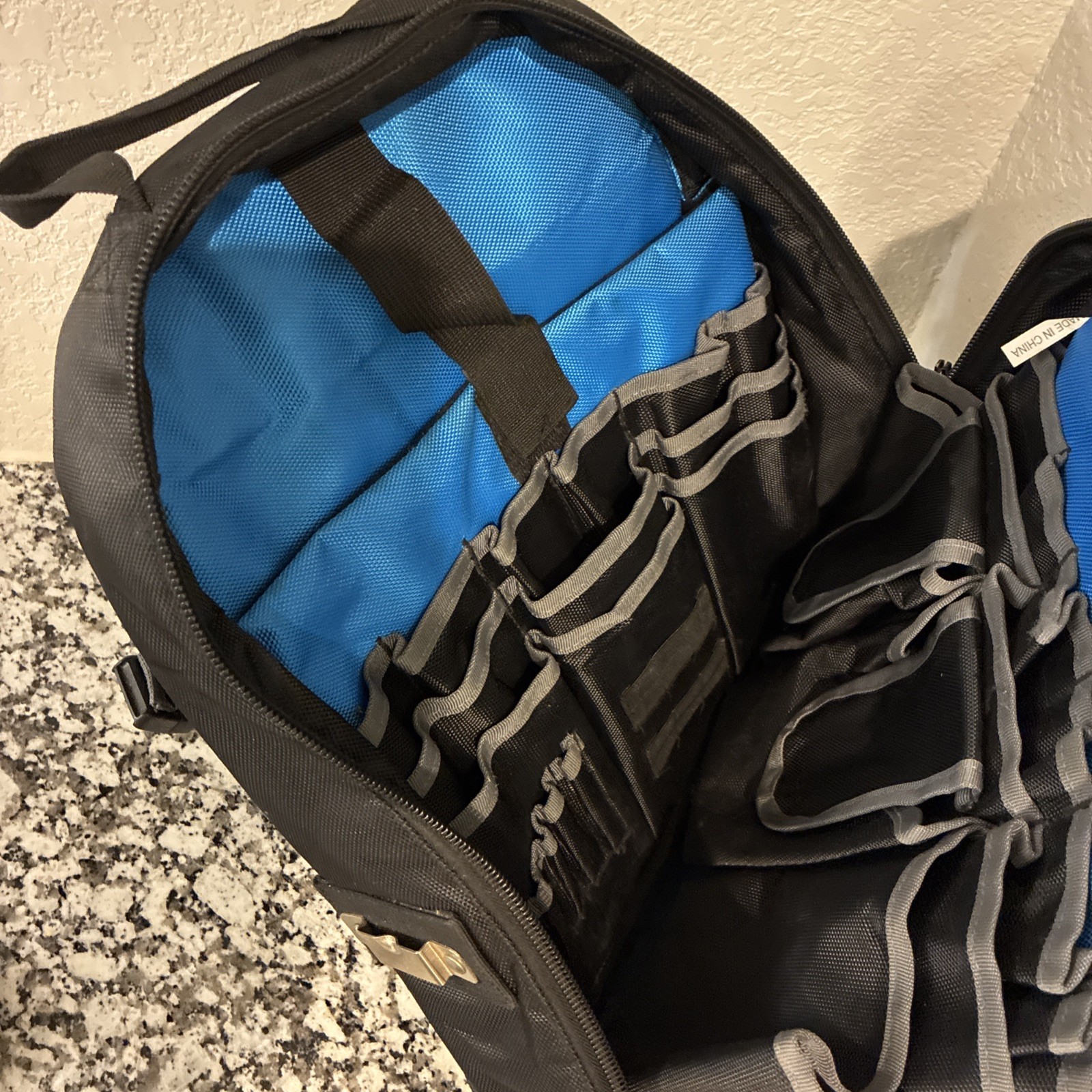 Preowned Lincoln Tech Multipocket Backpack Bag for Tools & Laptop USED Condition