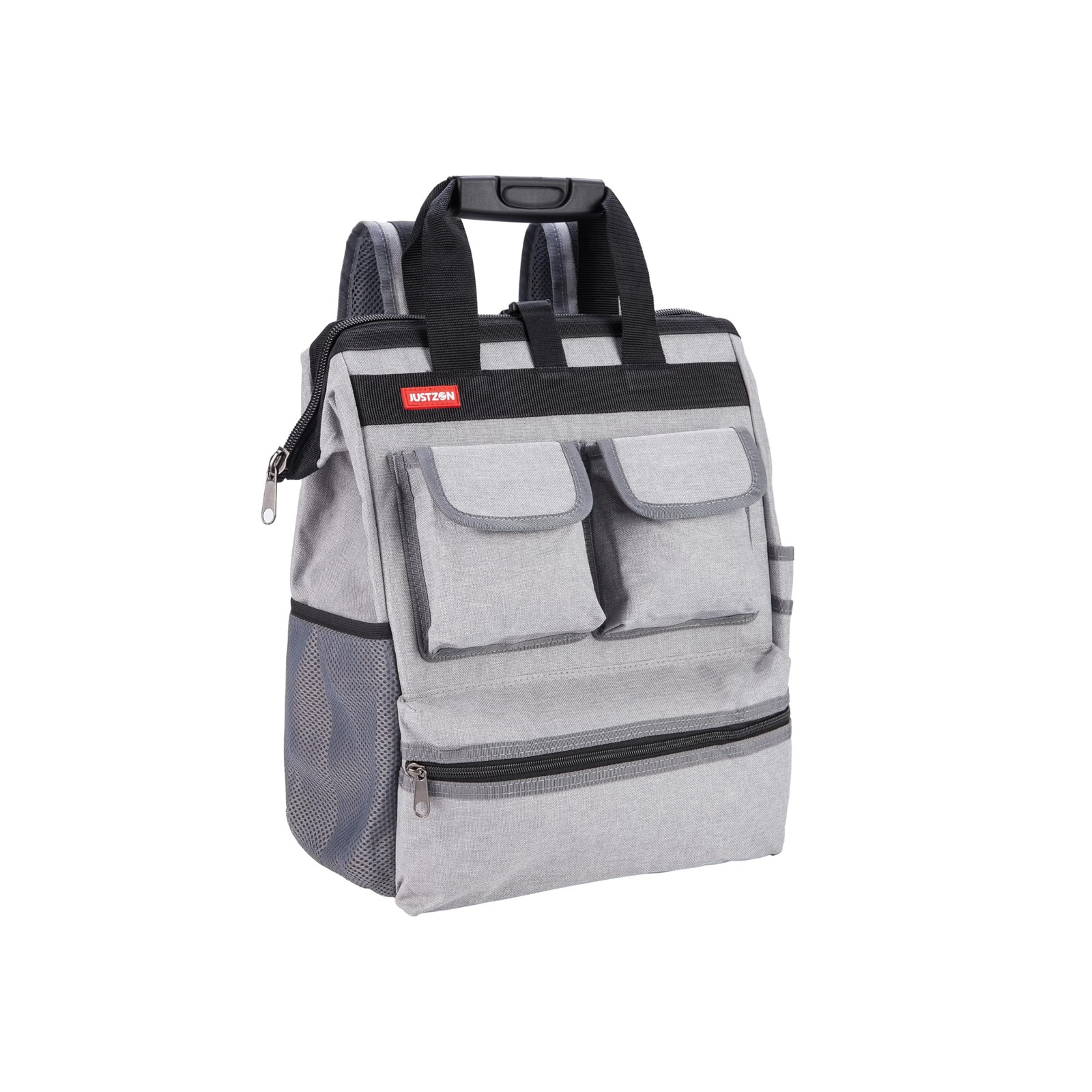 Backpack Tool Bag With Padded Back Support Heavy Duty Tool Kit Carrier Storage B