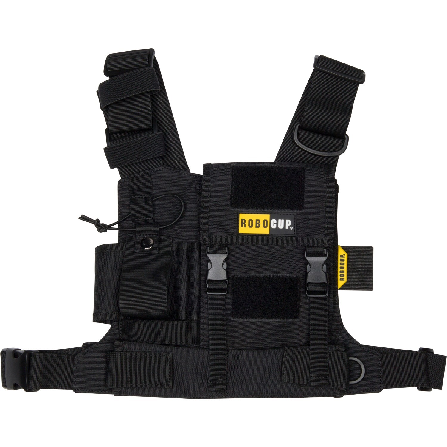 Radio Harness Vest – Pro Fit, Breathable Mesh, Reflective Straps, Secure Pouch