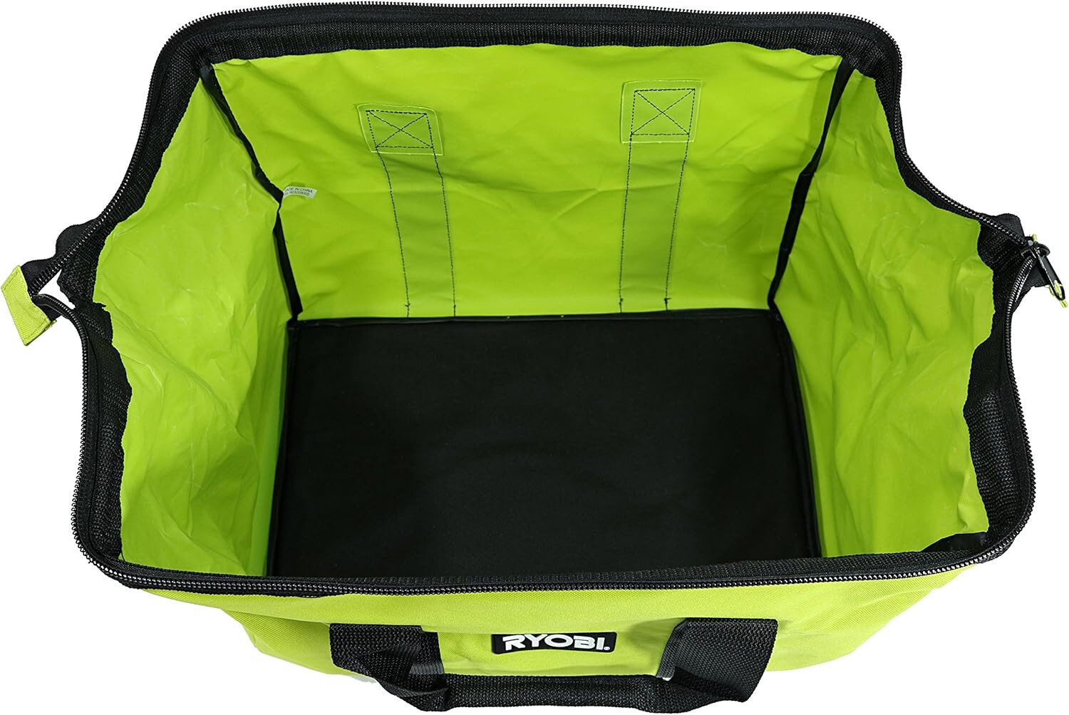 RYOBI Contractor Canvas Tool Bag Large Green Black Soft Side 903209044