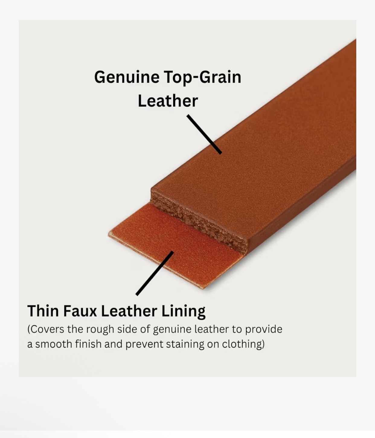SAIGON handicraft Leather Suspenders Adjustable length (32″ to 54″), Brown