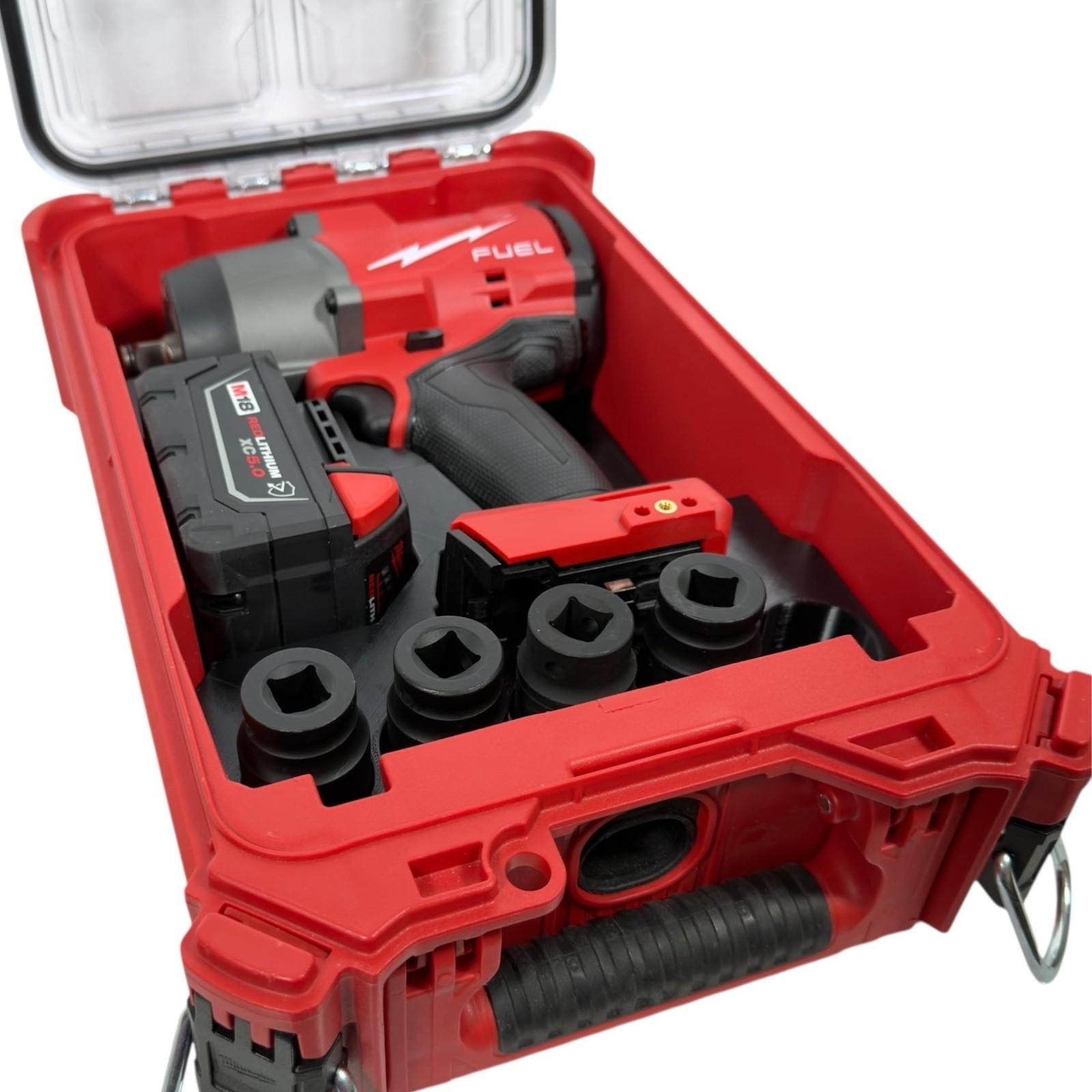 High Torque 1/2″ Impact Wrench Liner Insert for Packout Organizer, M18 Battery &