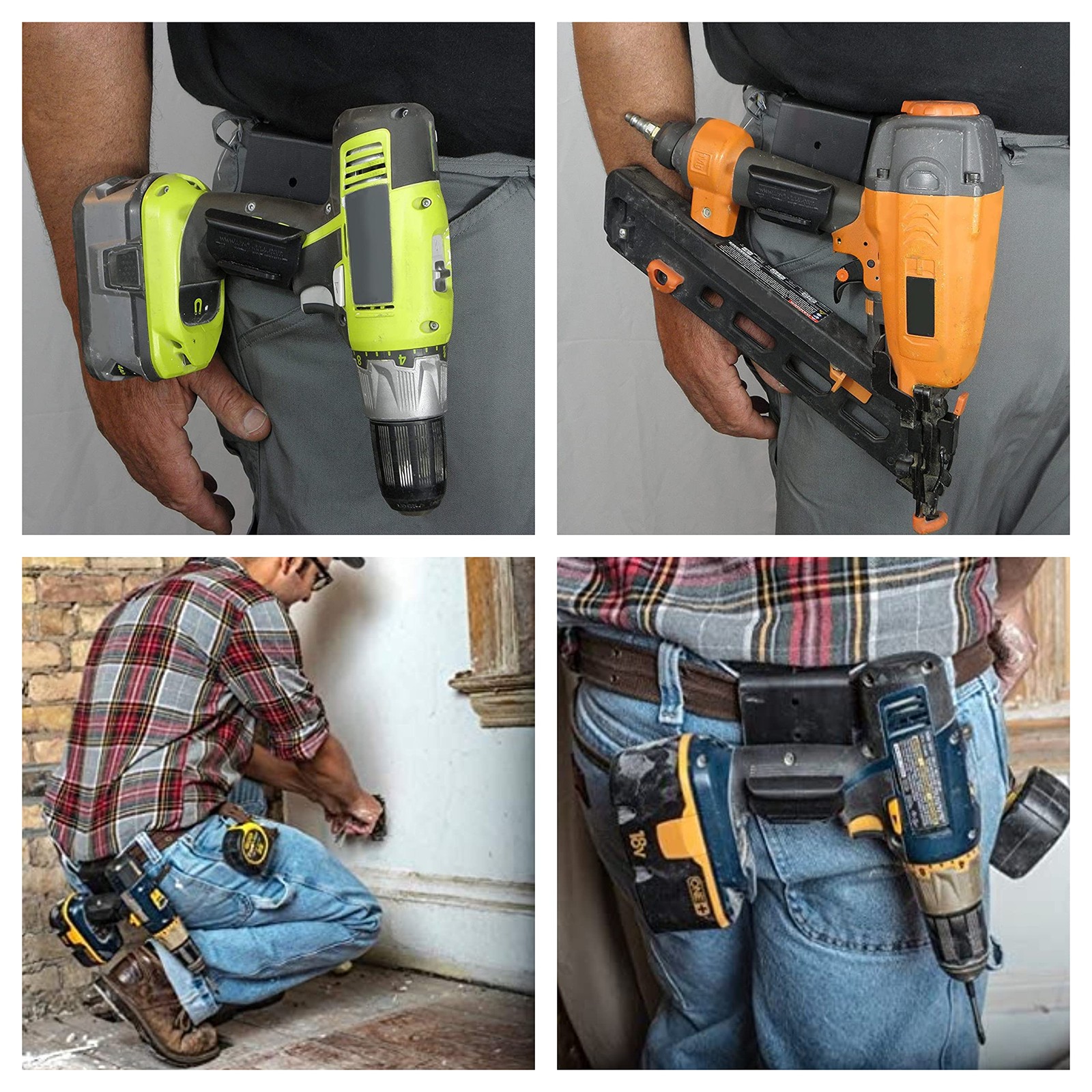 1 PCS Cordless Drill Holster Hook Tool Belt Clip Work Organizer Holder