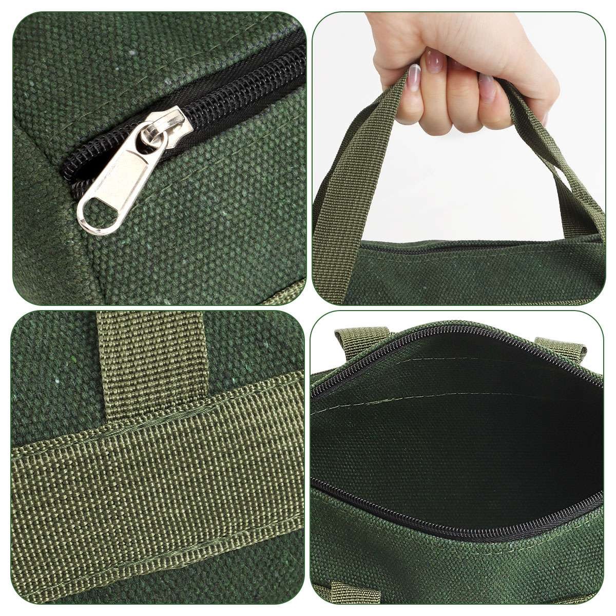 Waterproof Hand Tool Pouch Storage Carry Bag Portable Toolkit Heavy Duty Canvas