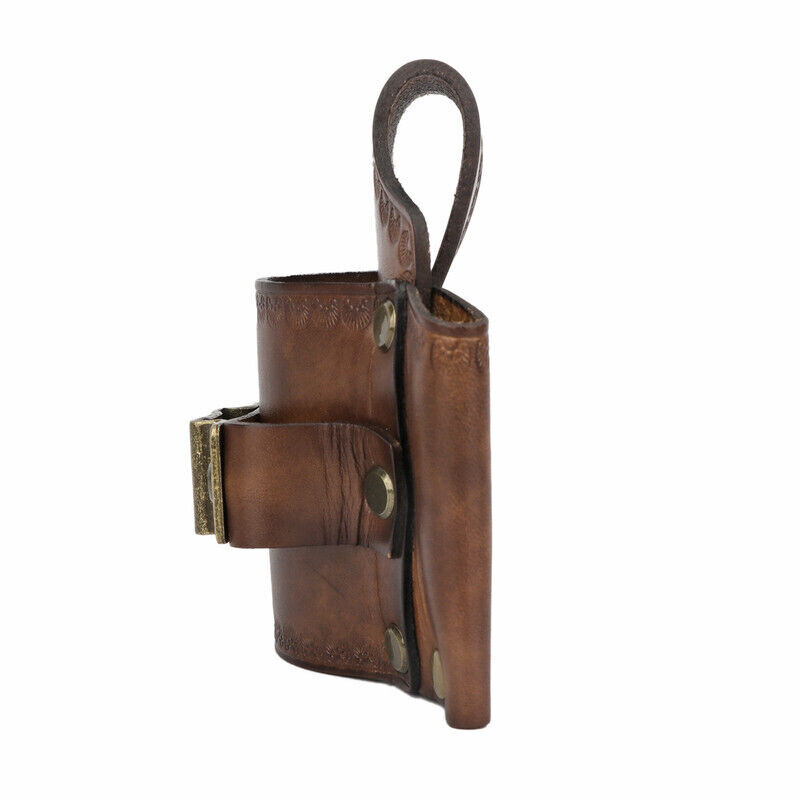 Tourbon Leather 3-in-1 Tools Belt Pouch Hammer Tape Measuring Screwdriver Holder