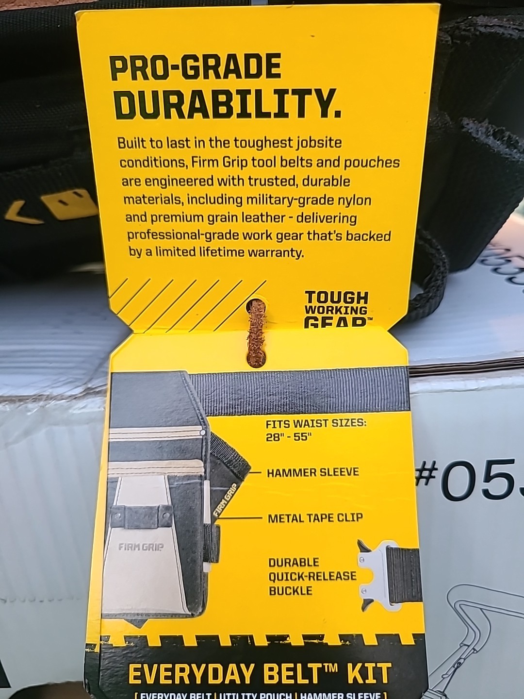 FIRM GRIP Build-A-Rig Everyday Belt Kit (Includes Utility Pouch & Hammer Sleeve)