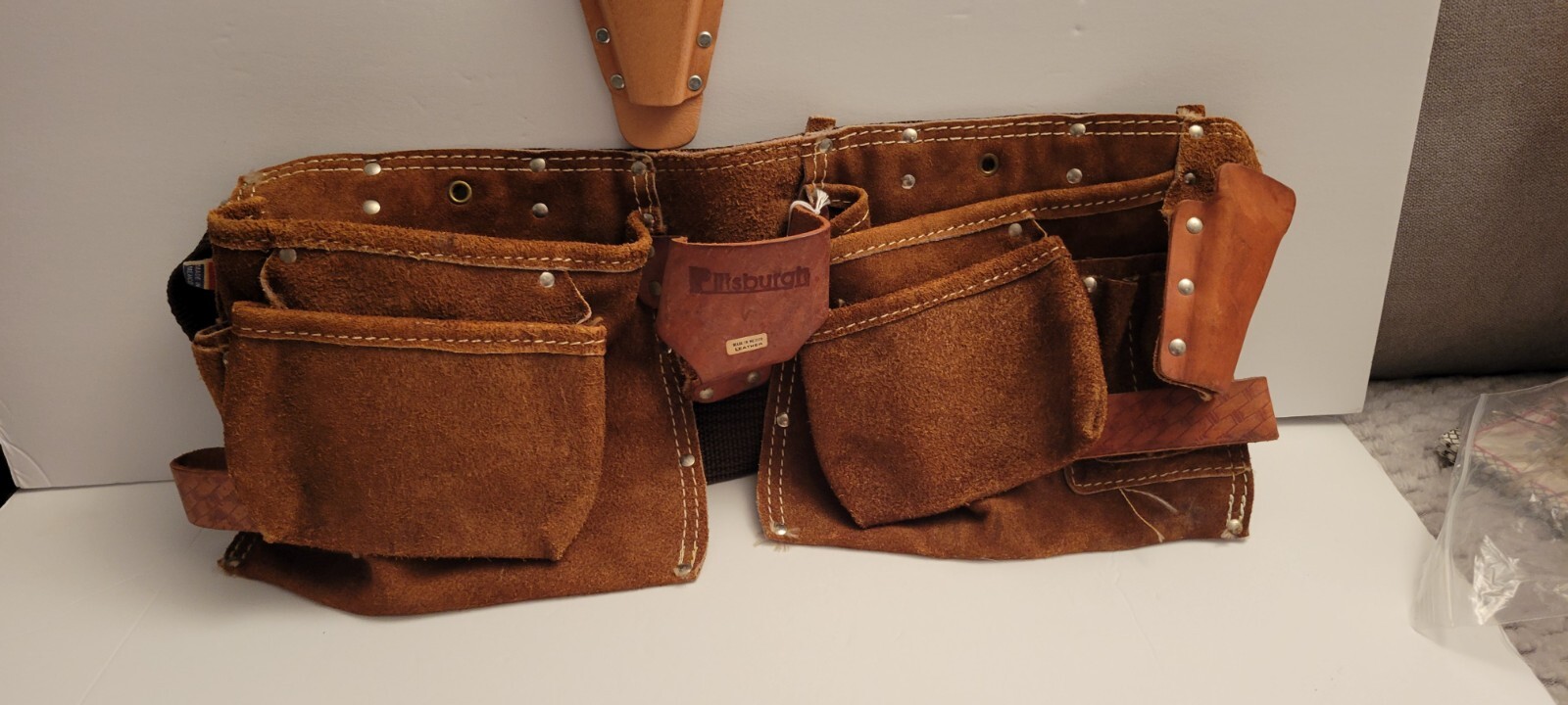 PITTBURGH Tool Work Belt Pouch Carpenter Apron MEXICO 48″ + PLIER TOOL HOLDER