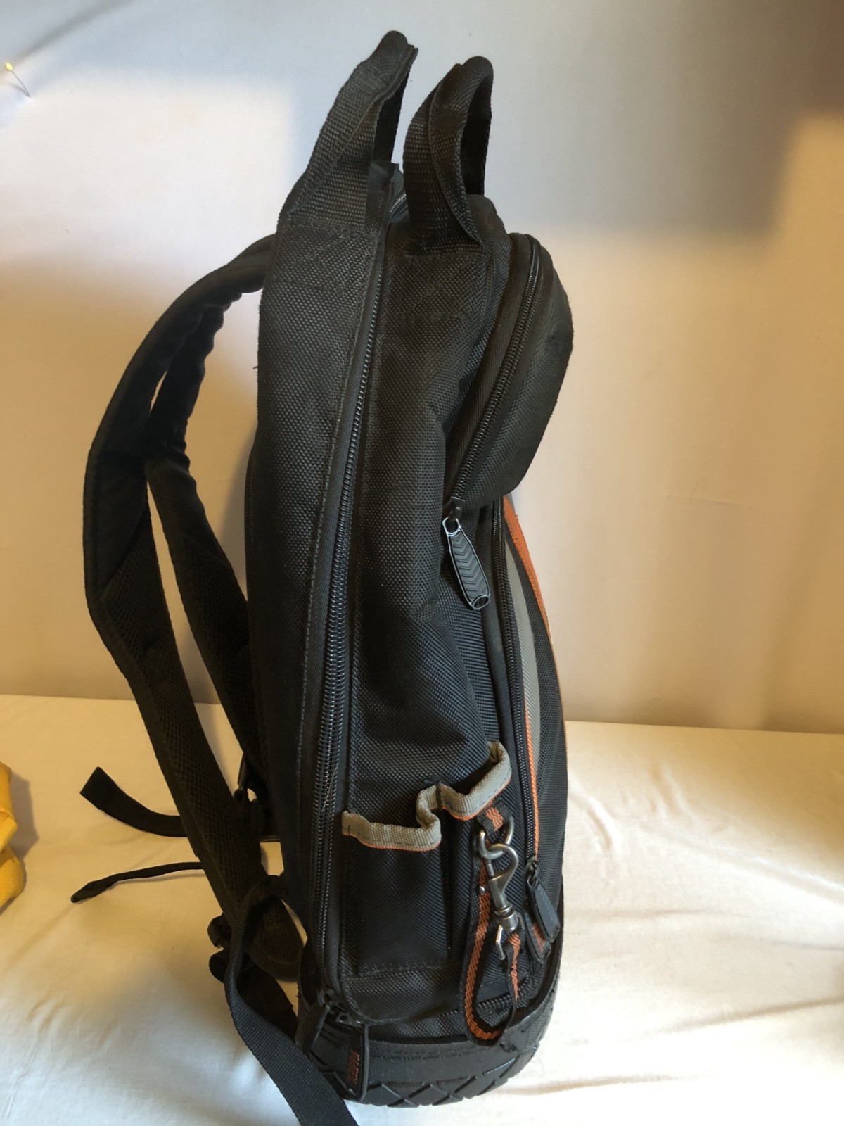 Klein Tools Tradesman Pro Backpack 39 Pocket PLUS yellow nylon carrier